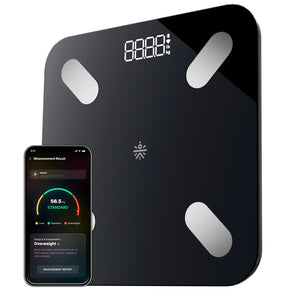 cult Smart Body Fat Scale, US FDA Approved, 20+ Parameters, BMI, 10 members, Bluetooth Weight Machine, Body Fat Analyzer, LED Display.