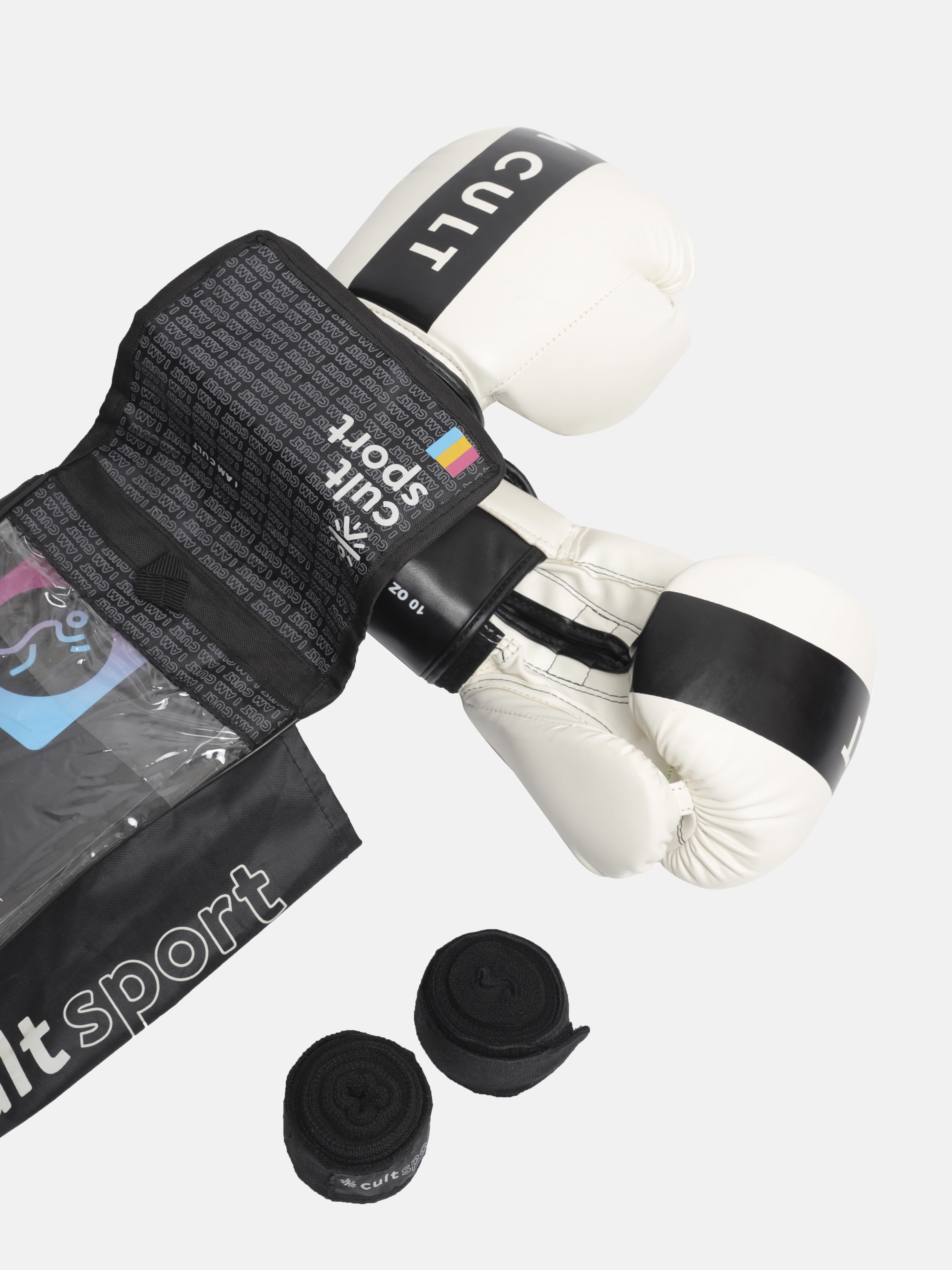 Combo Boxing Gloves with Handwraps