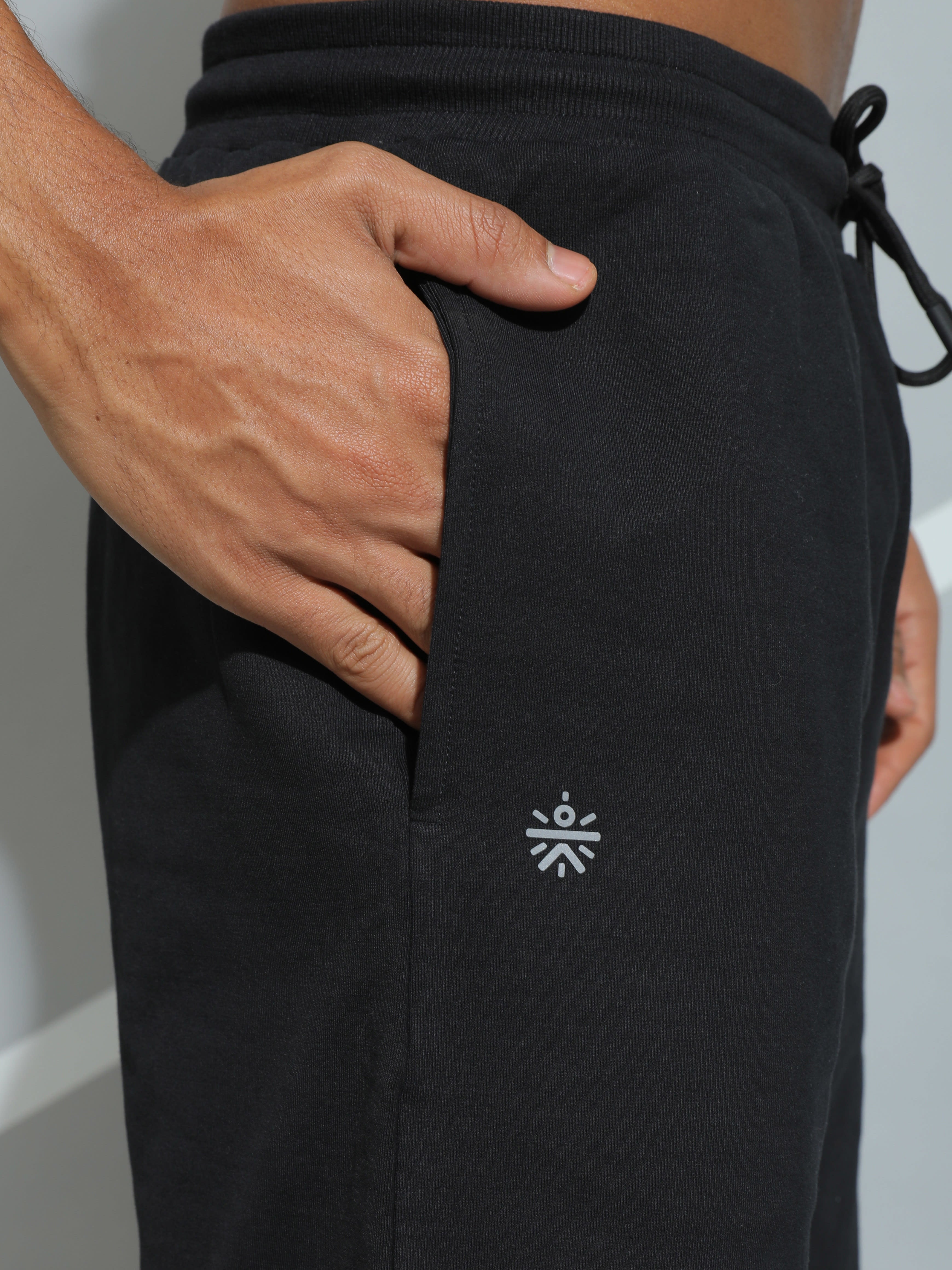 Typographic Print Active Shorts