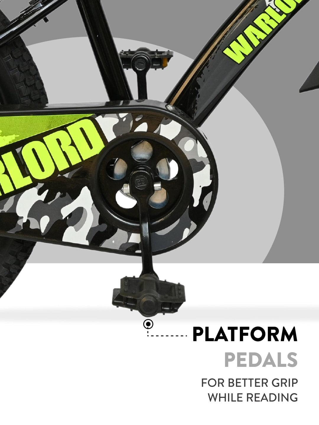 Warlord 20T Steel Frame Kids Bike Black