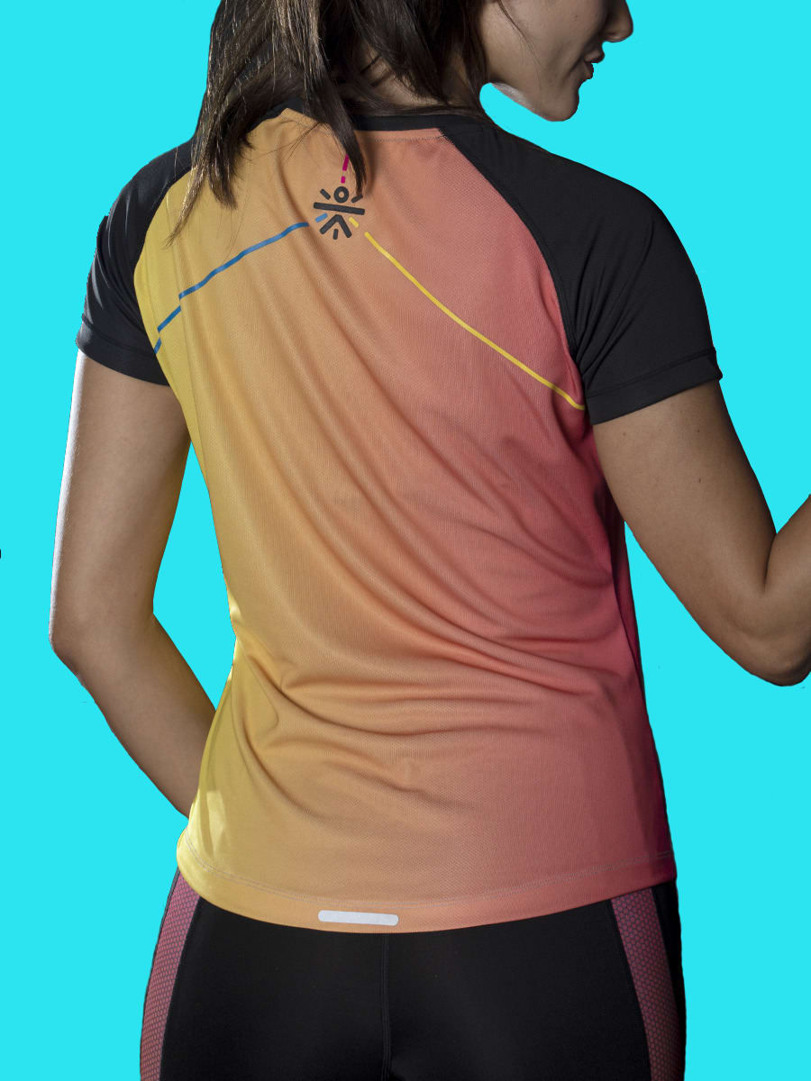 Women Signature Yellow Ombre Tee