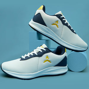 Mens - Shoes - White-Navy - UK 8