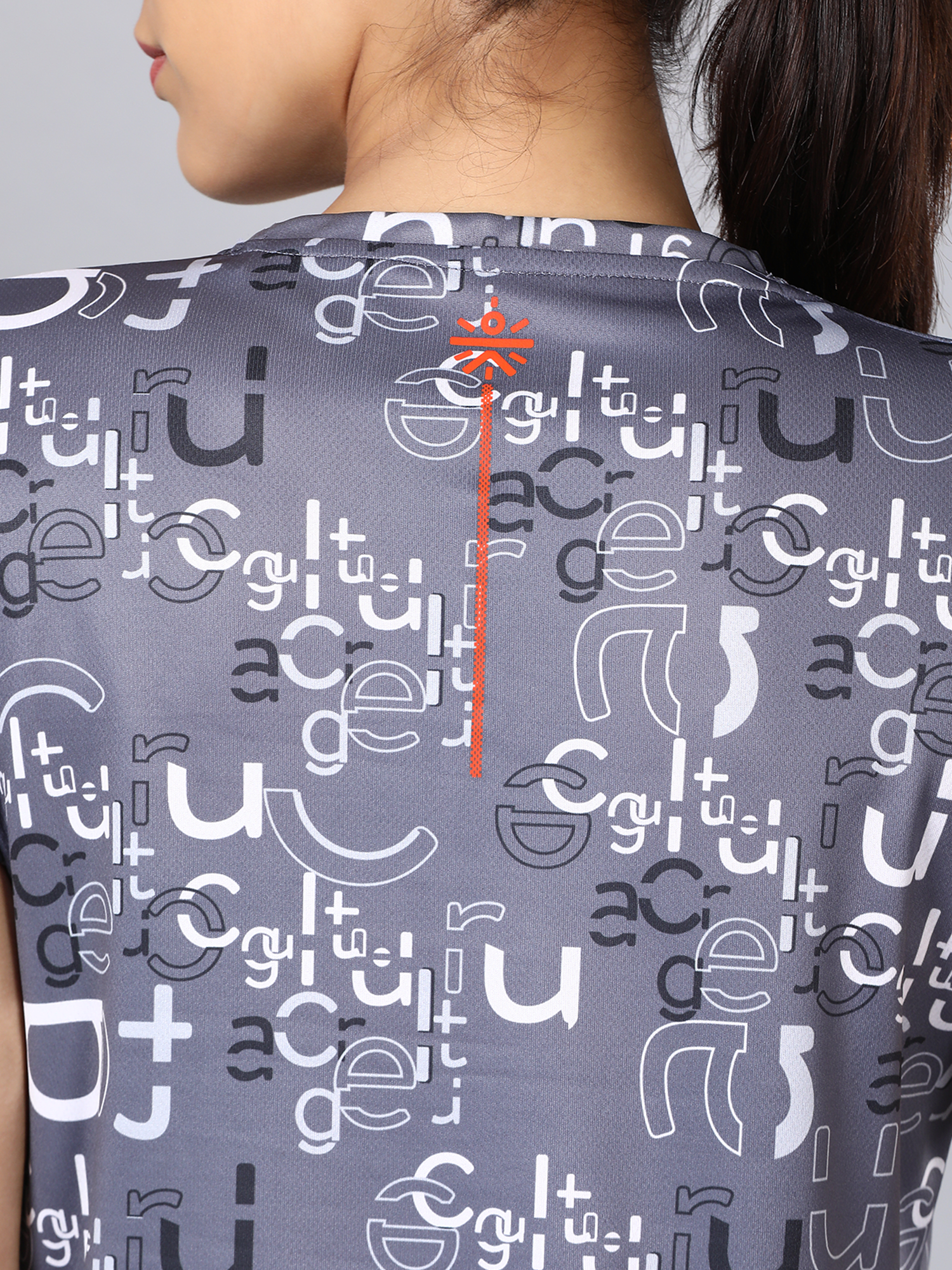 Code CULT Typo Grey Training Tee