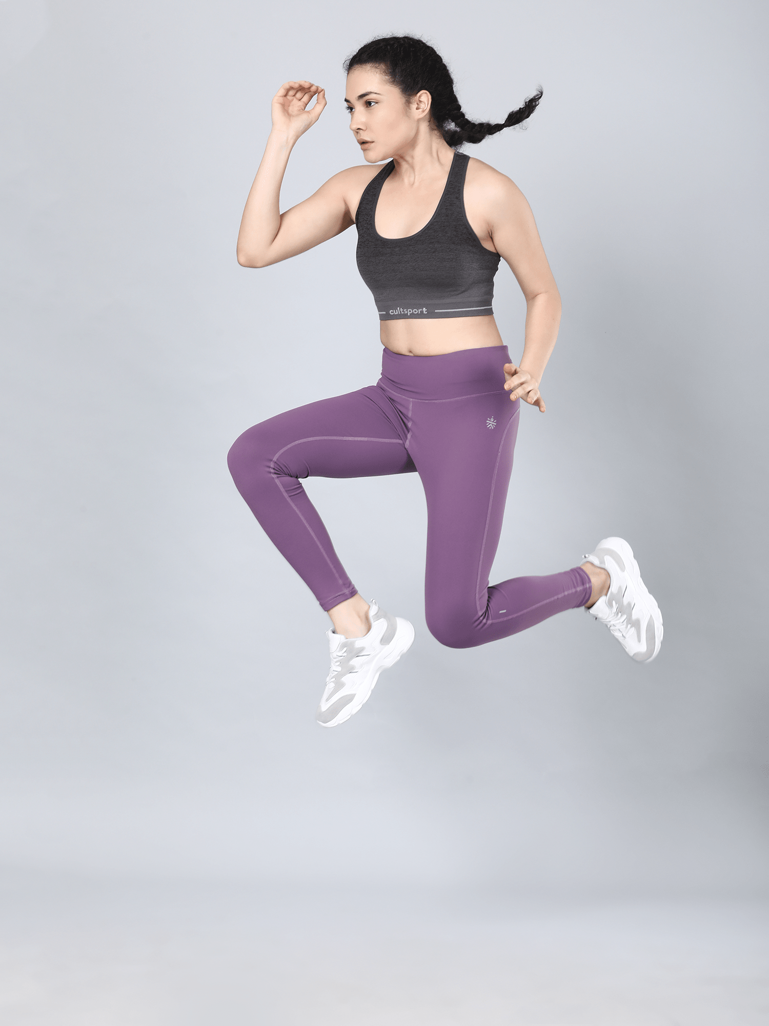 Absolute Fit Challenge  Purple Workout Leggings