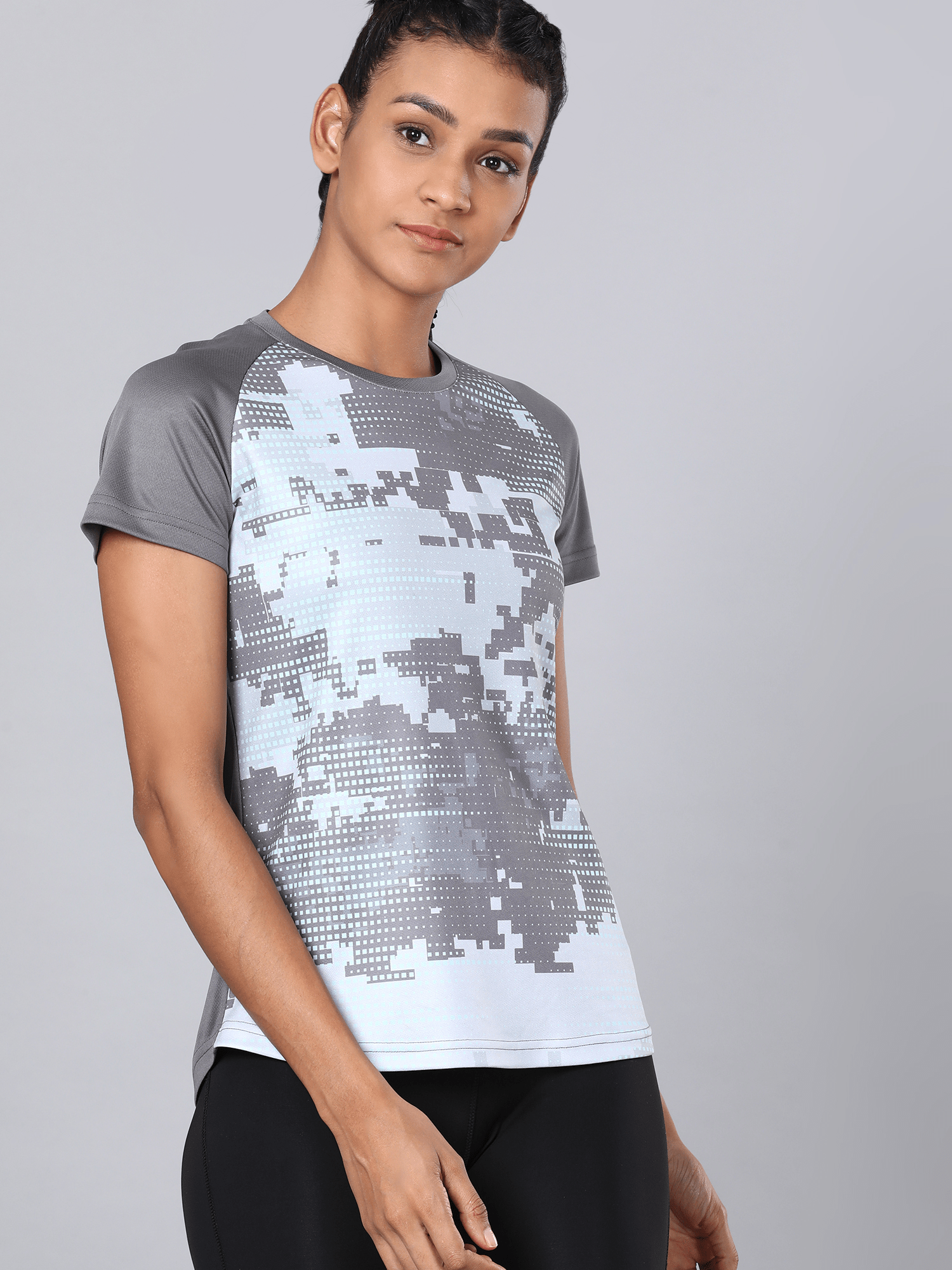 Urban Coded Grey Workout Tee