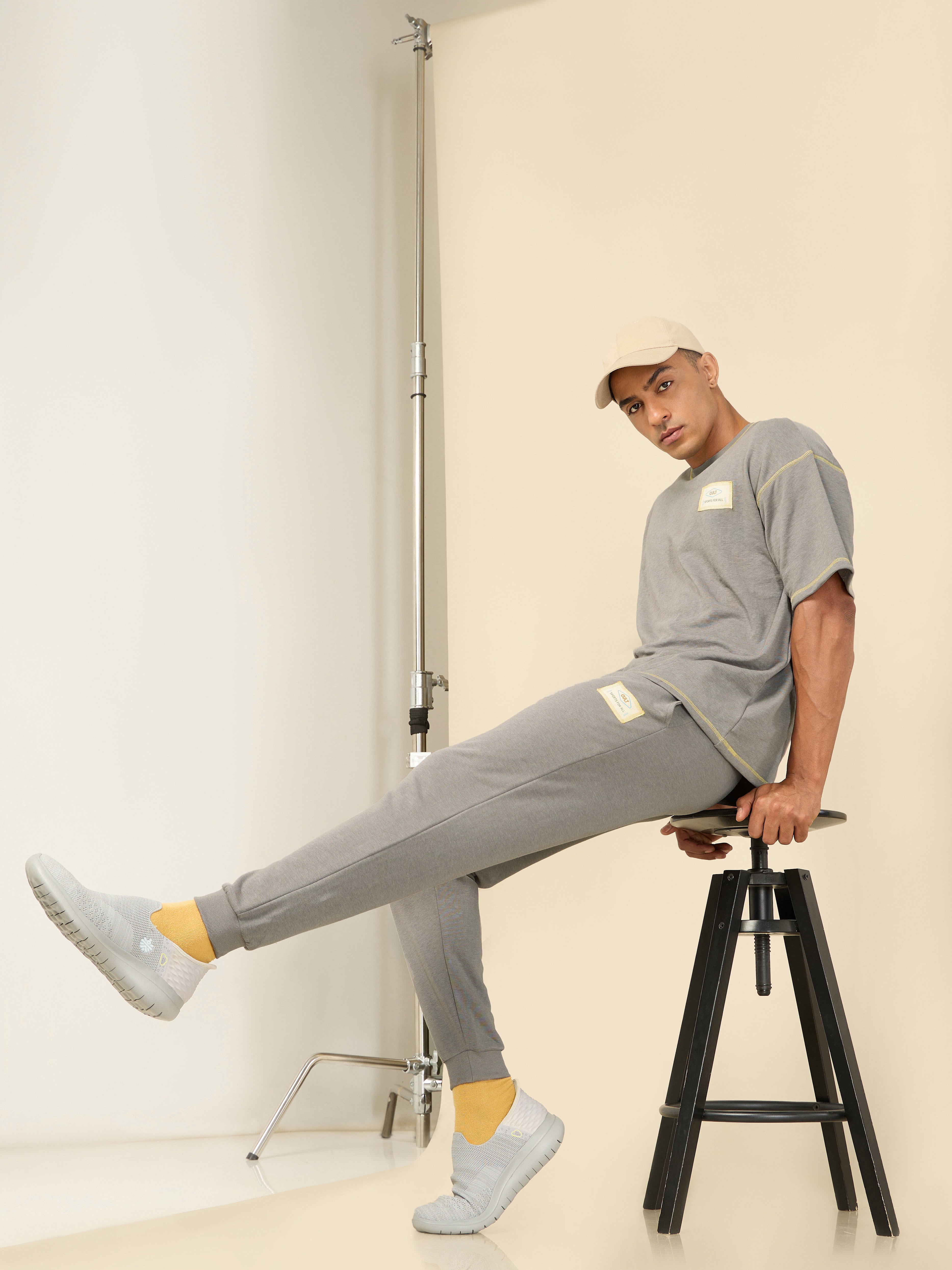 Men Grey Sports for all Joggers