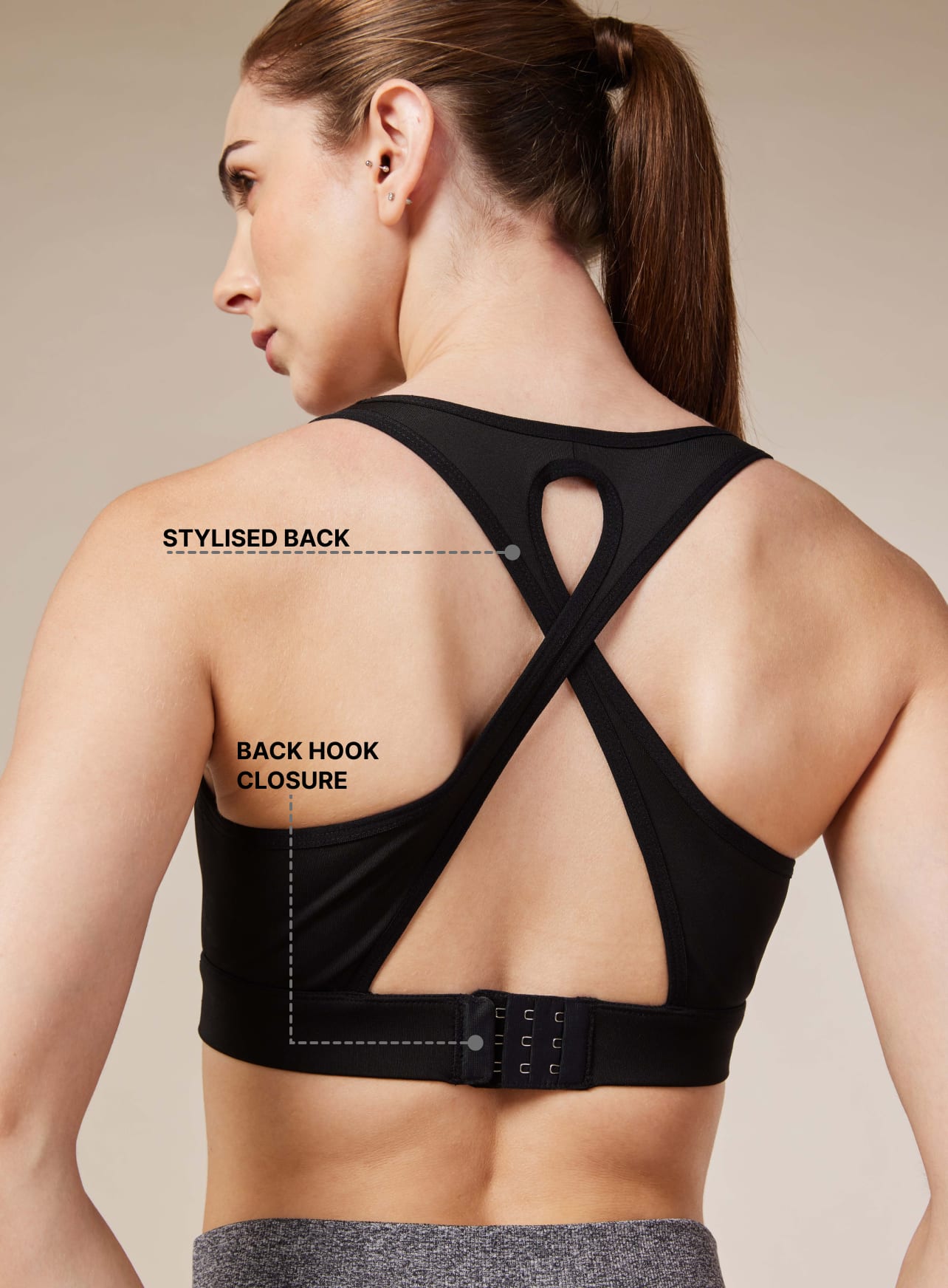 Women's Black Training Champion Bra