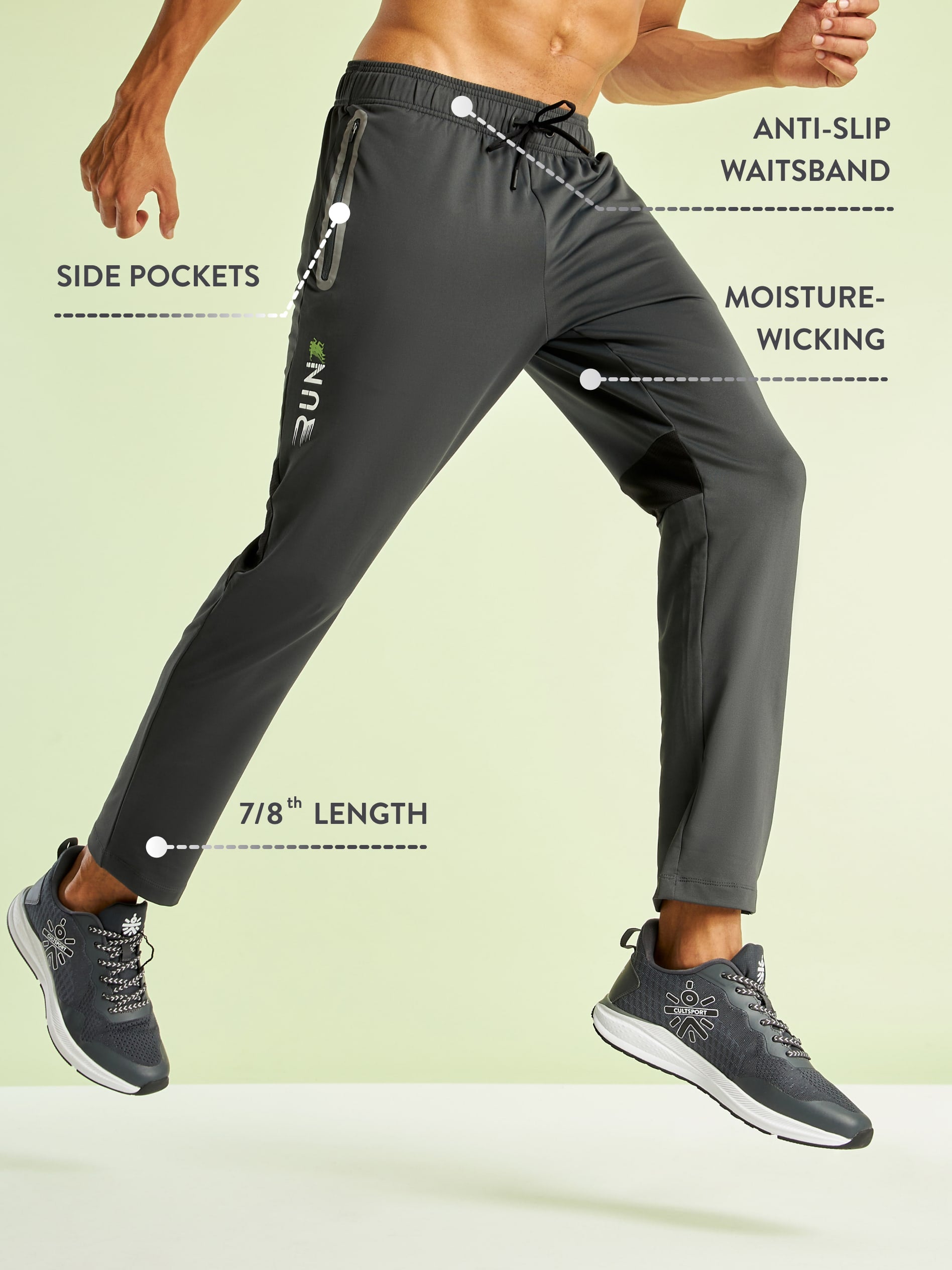 Colourblock Running Track Pants