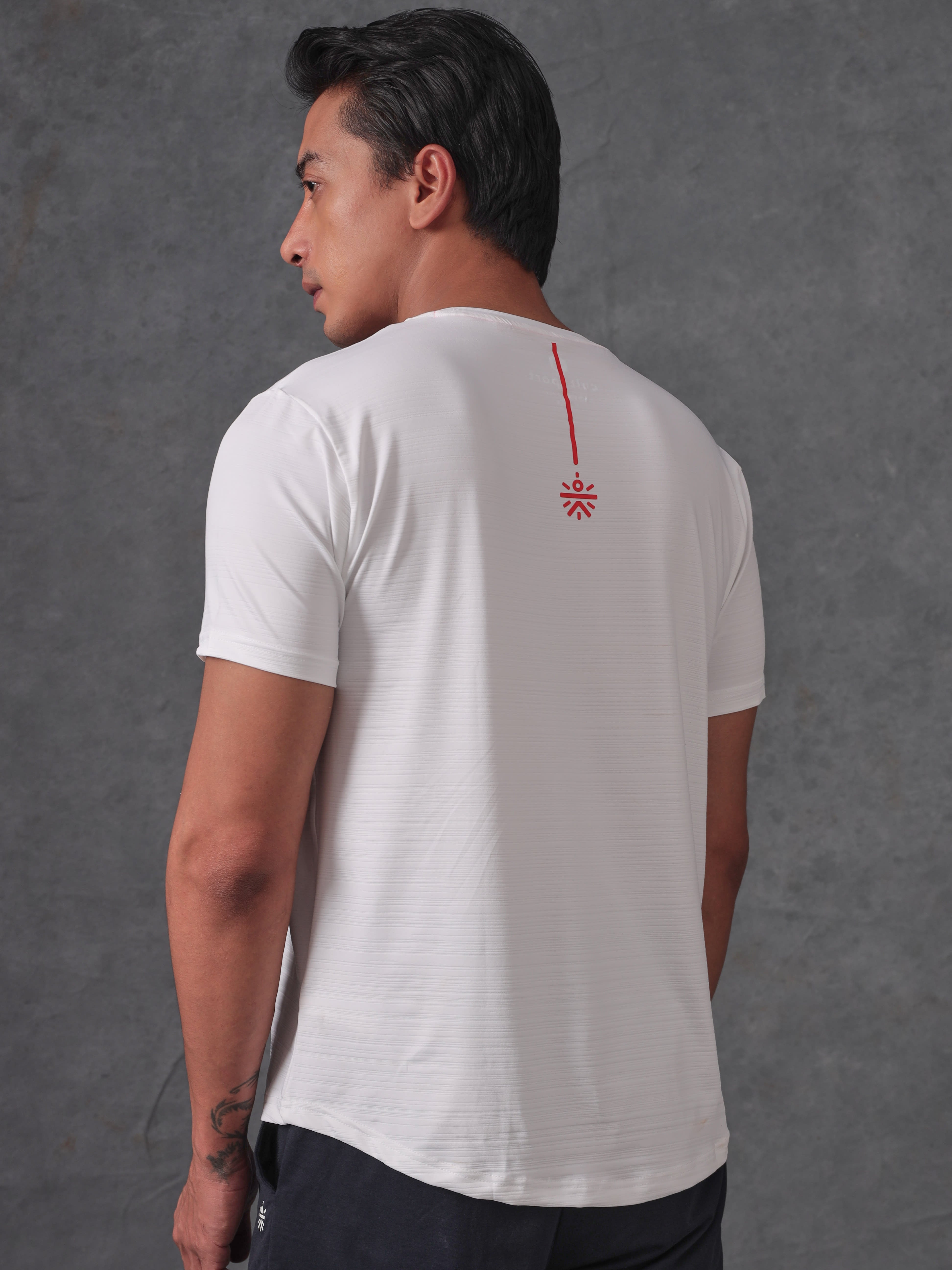 Gradient Stripe Workout T-shirt