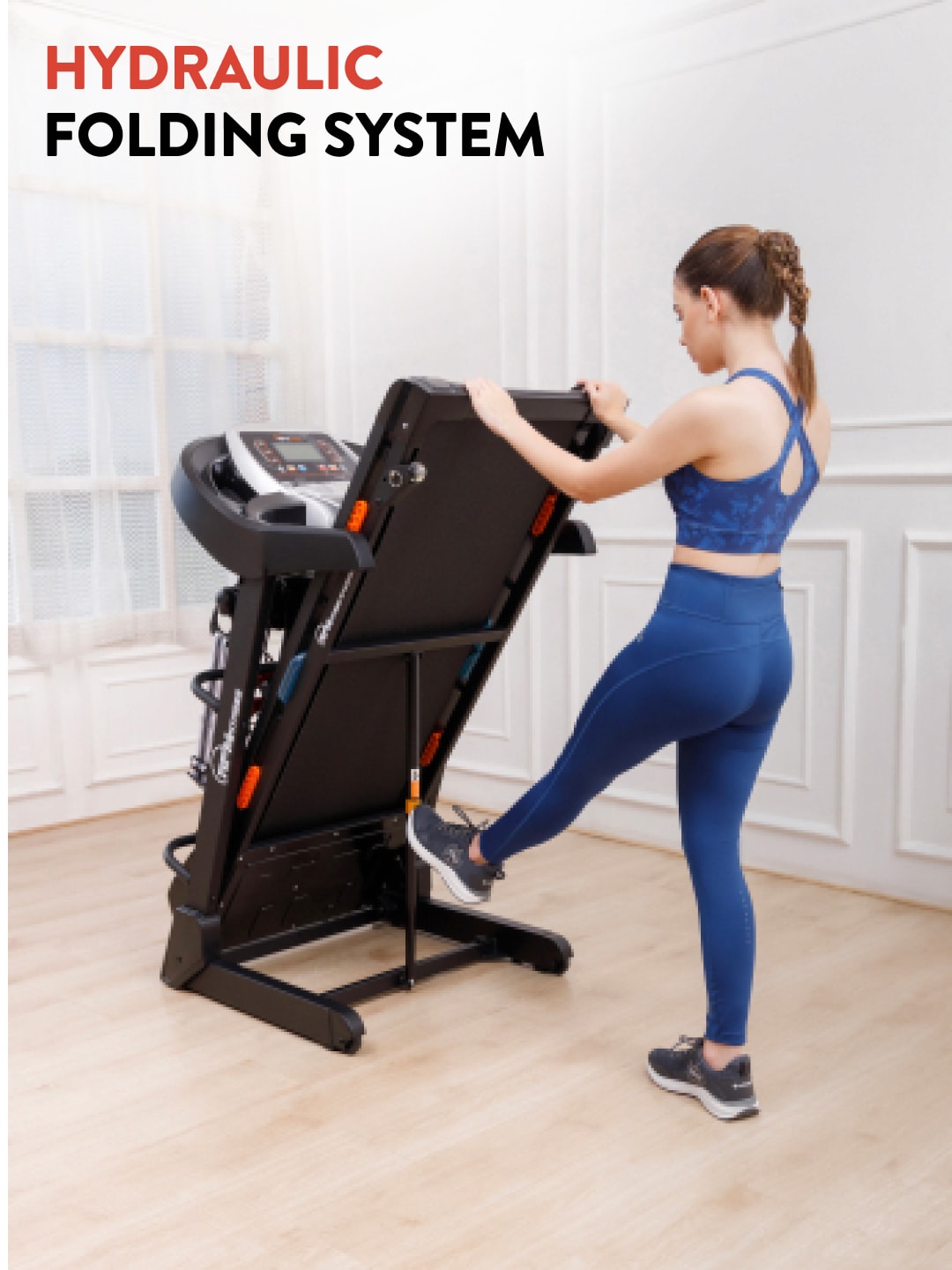 RPM3000 3.5HP DC Treadmill | 3-level Manual-Incline & Massager | Max Weight-110kg | Max Speed-14kmph (with 6 months extended warranty)