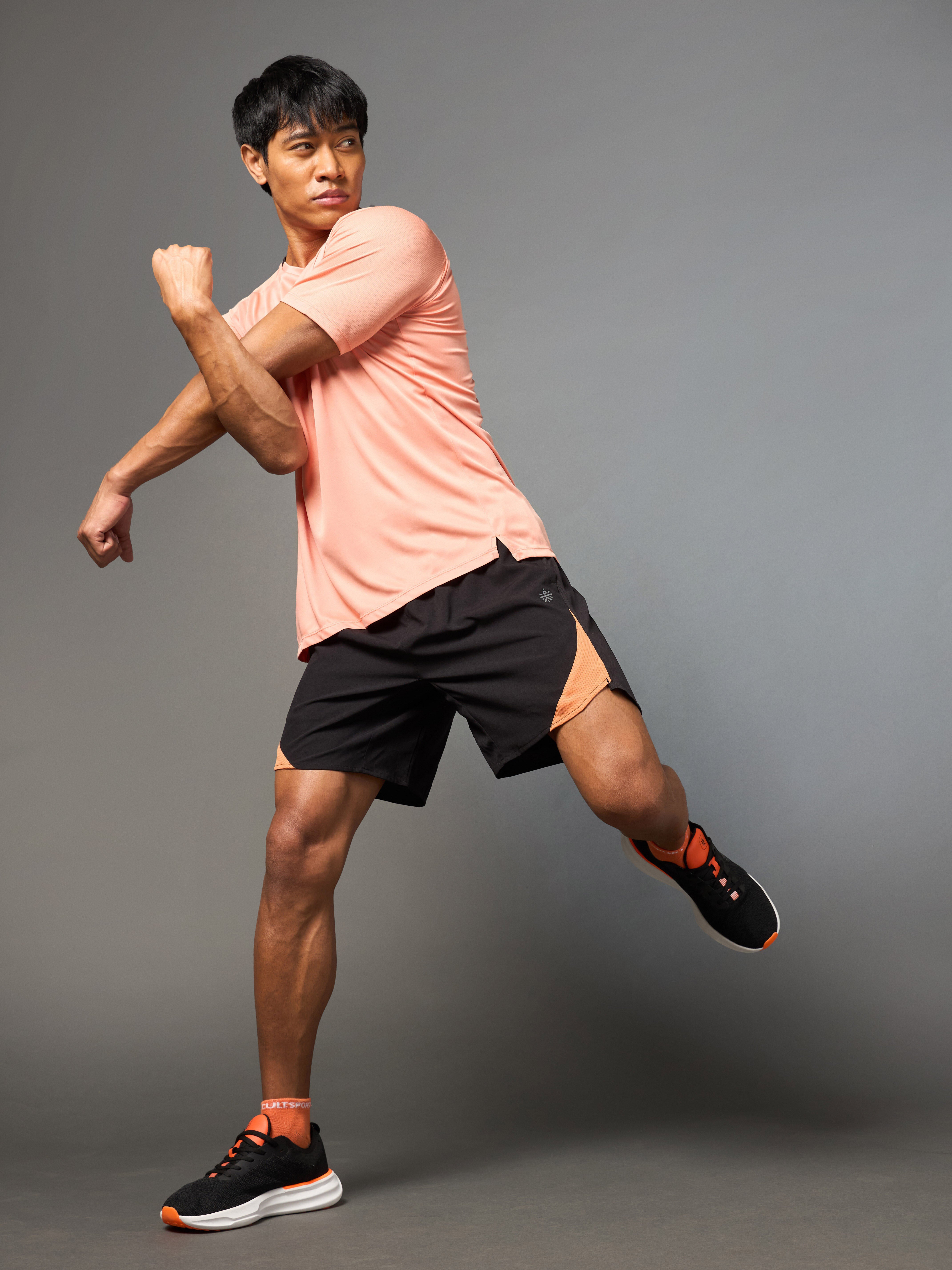 Long Distance Orange Running T-shirt