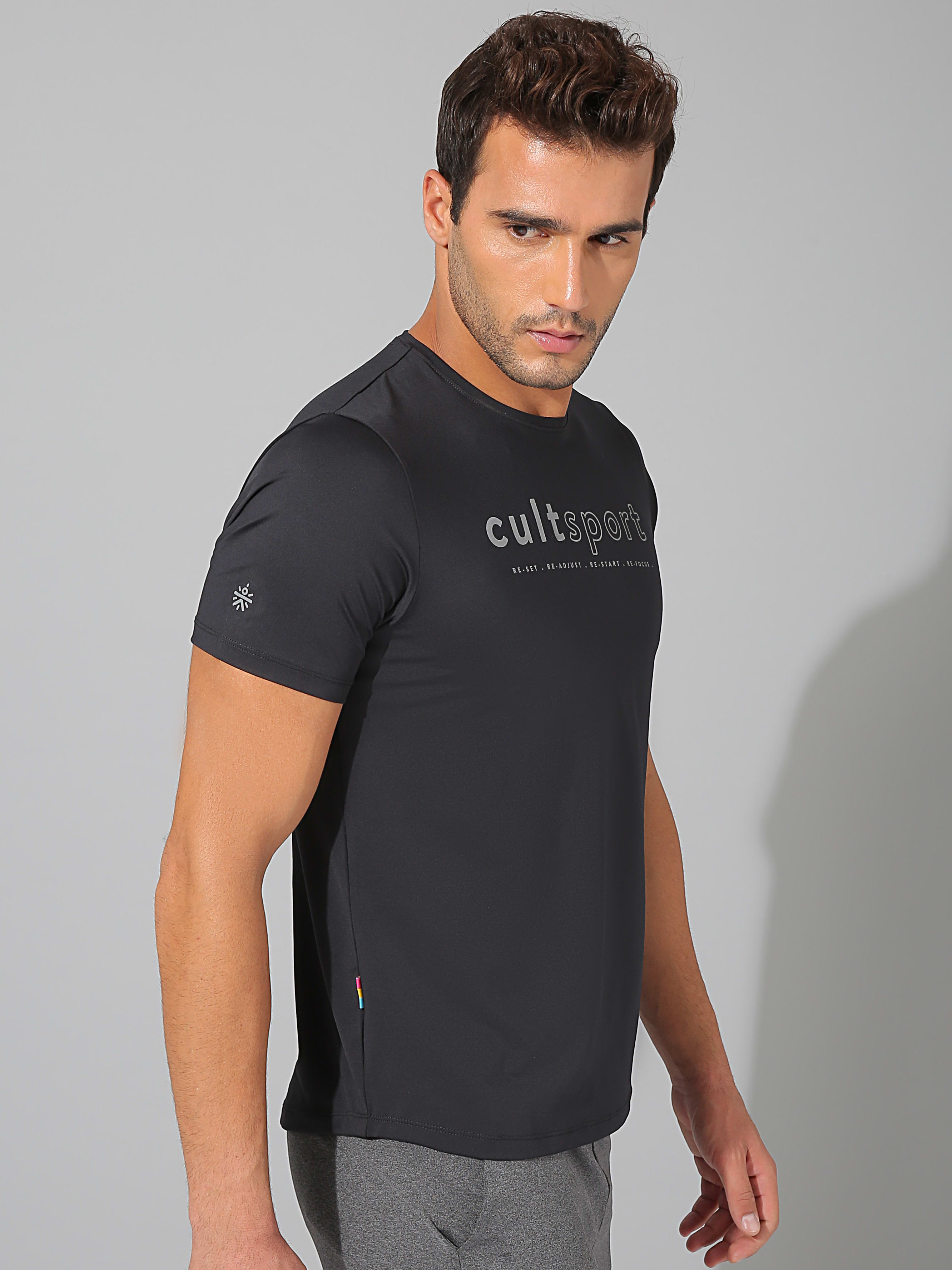 Signature Brand Print Workout T-shirt