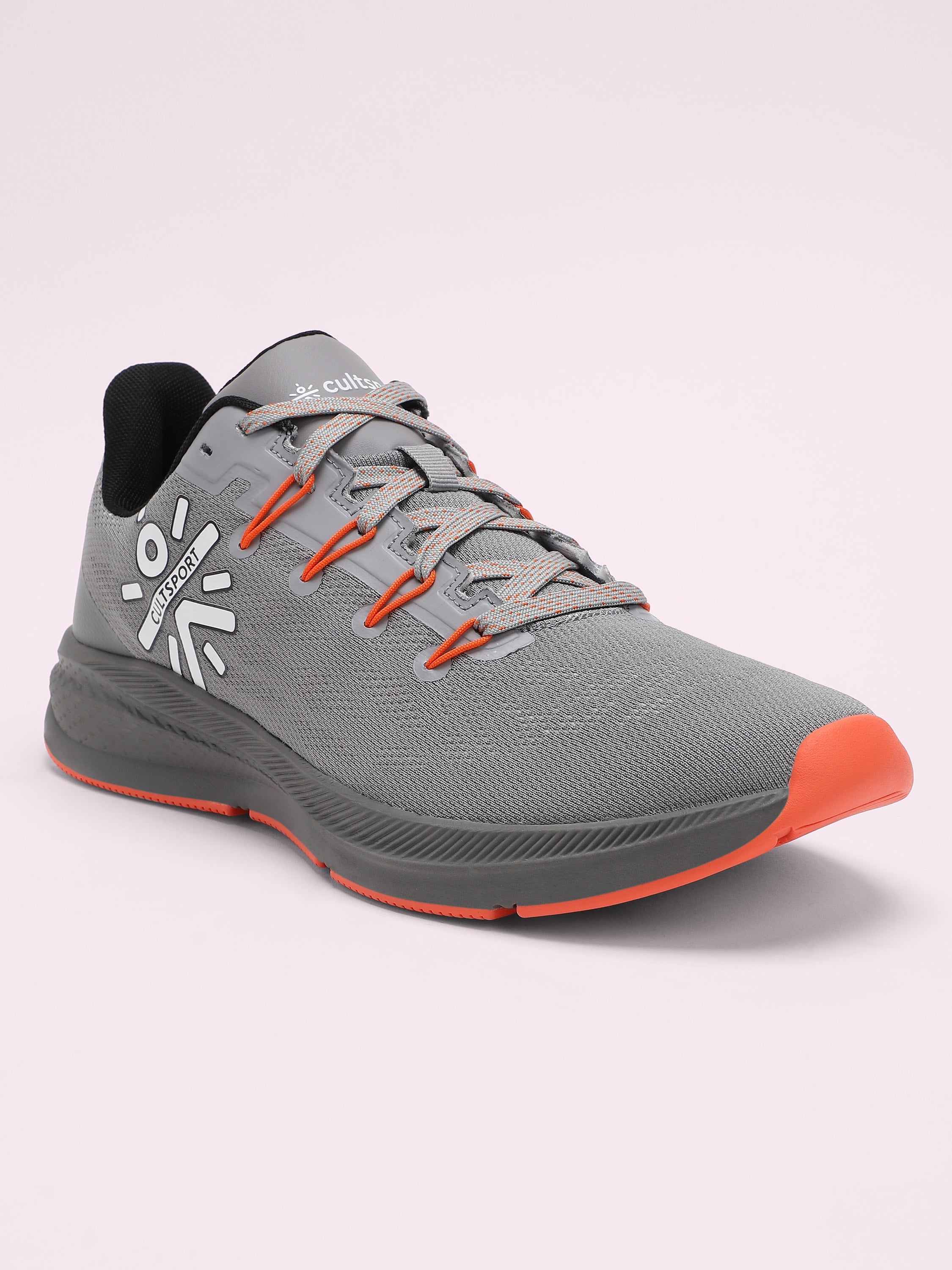 cult Firebird Men Running Shoes - Grey/Orange