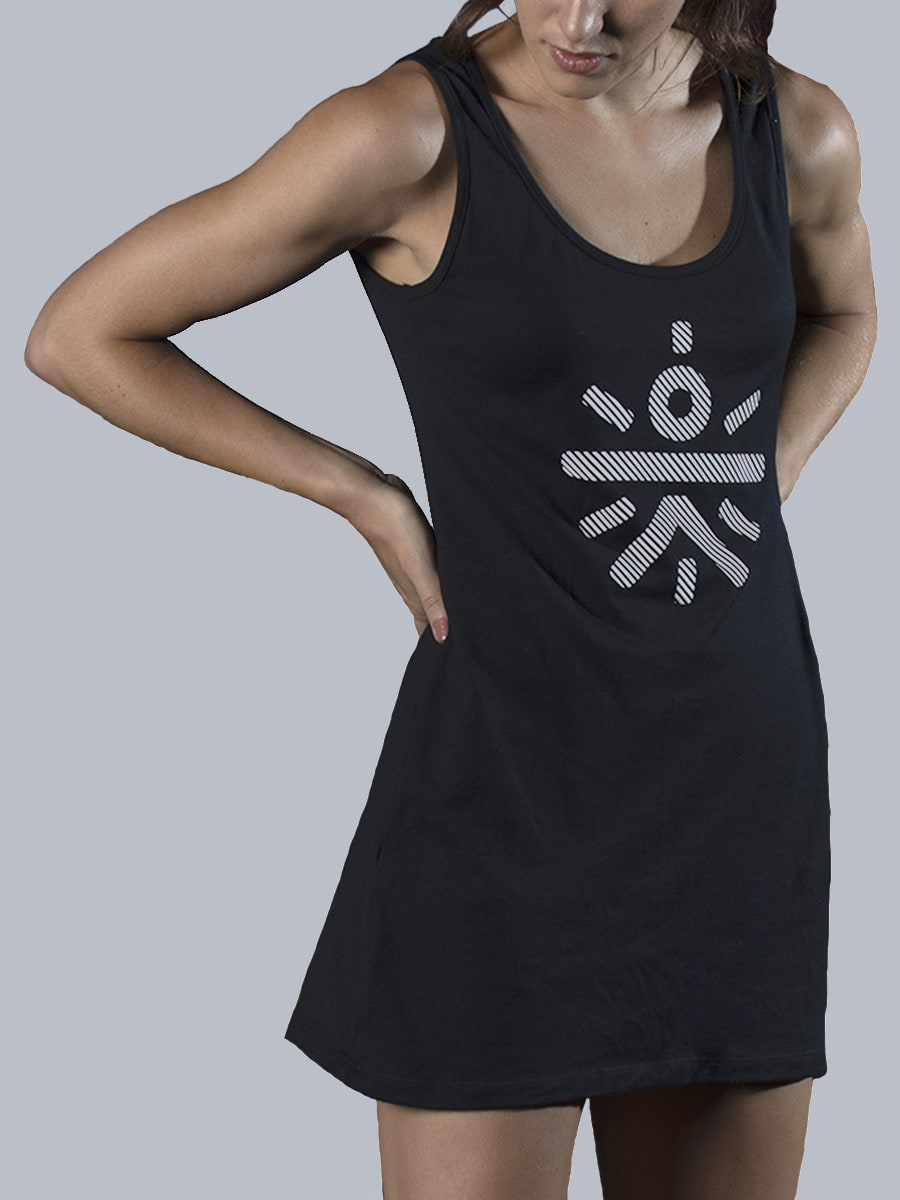 Women Go-beyond Black Mesh Dress