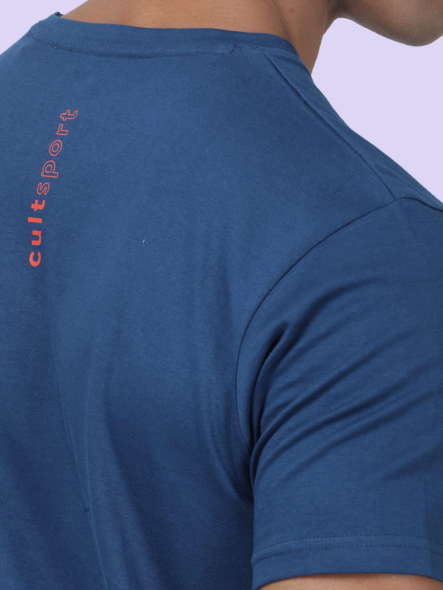 Everydays Ease Teal Blue Cotton Tee