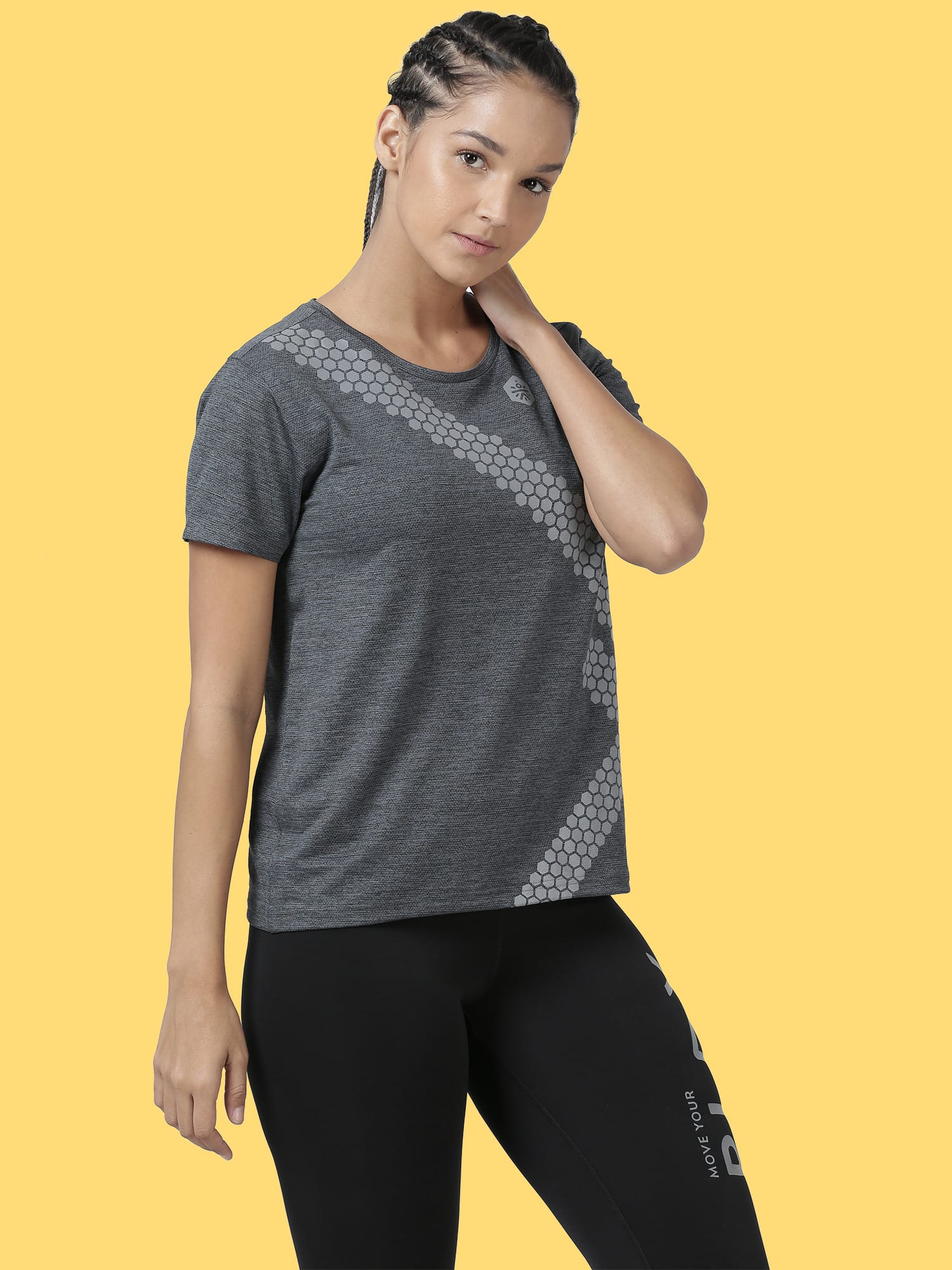 Blakout Blaze Grey Slim Tee