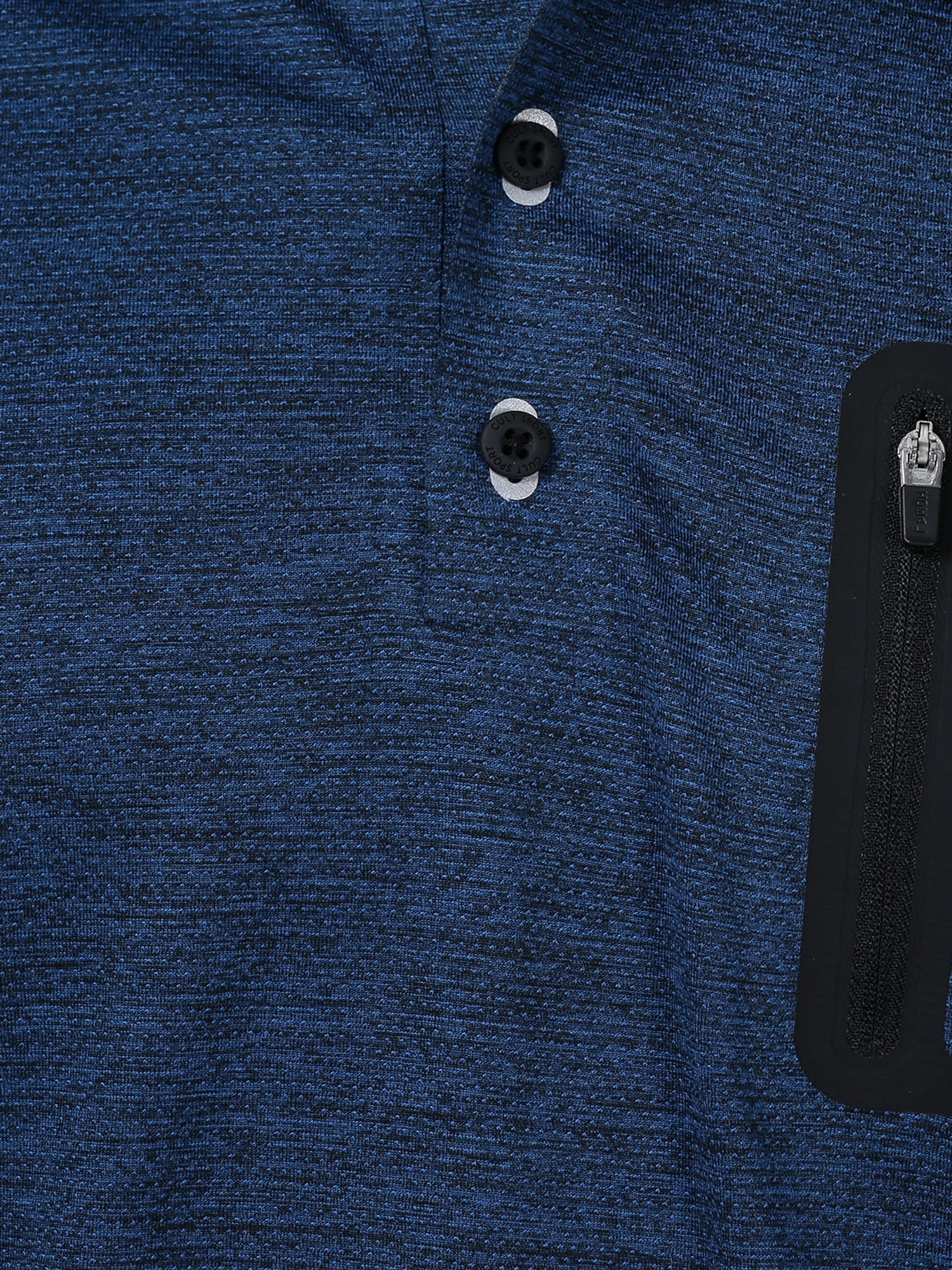 Blakout Finish Teal Relaxed Polo