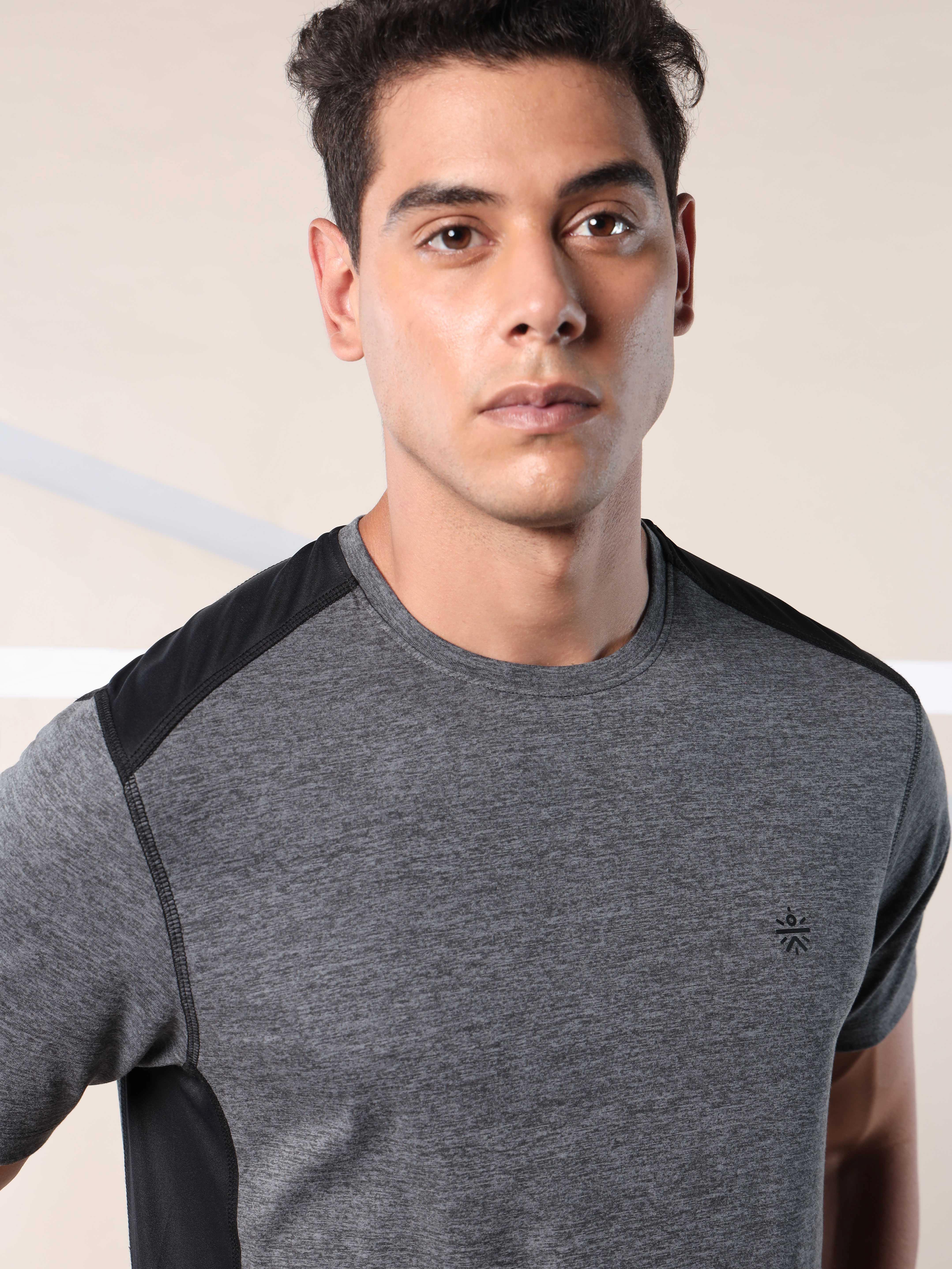 Men's Train In Grey Comfortech-Shirt