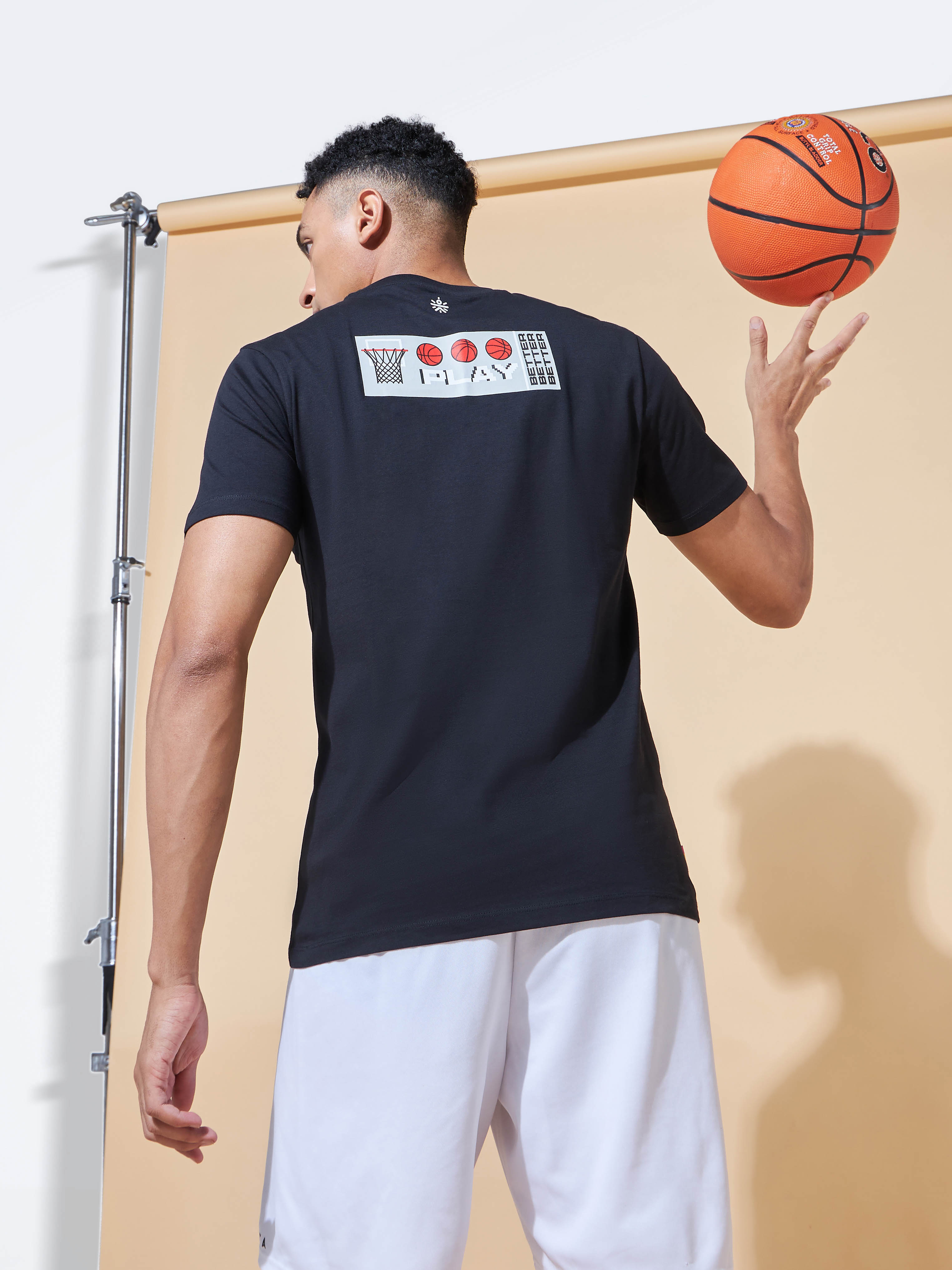 Play Basketball Digital Print T-shirt