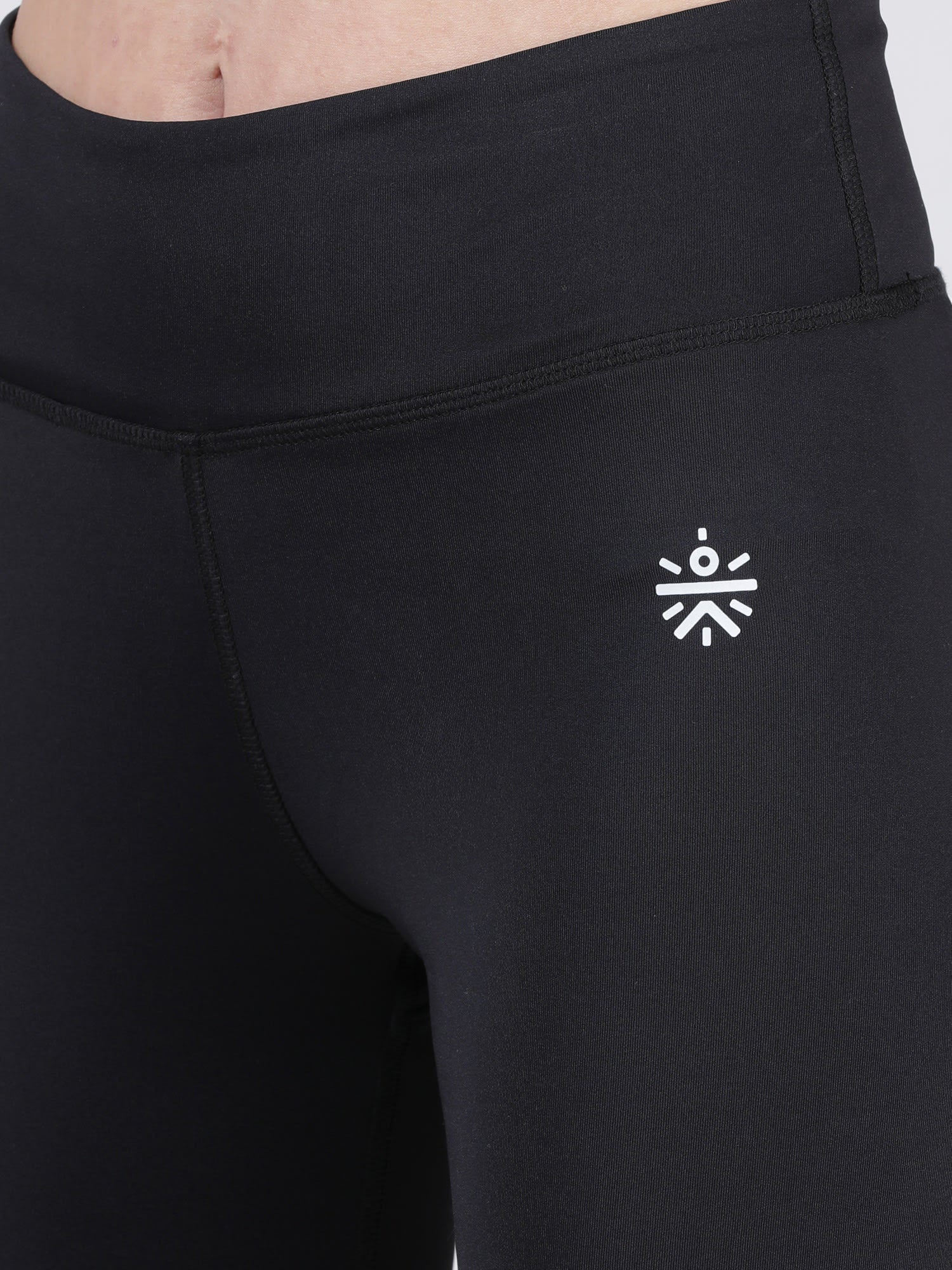 Signature Stripe Black Gym Leggings