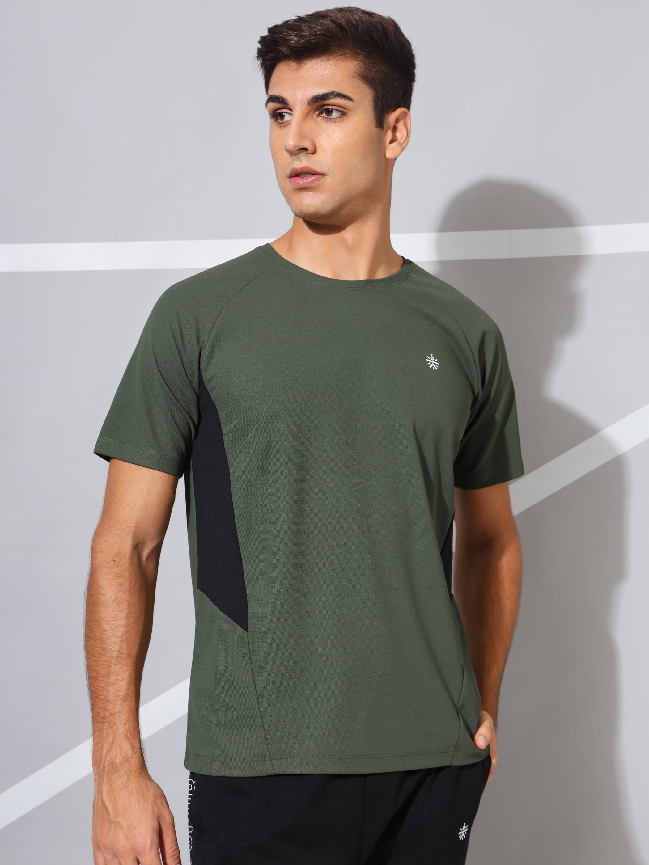 Colourblock Panel Active T-shirt