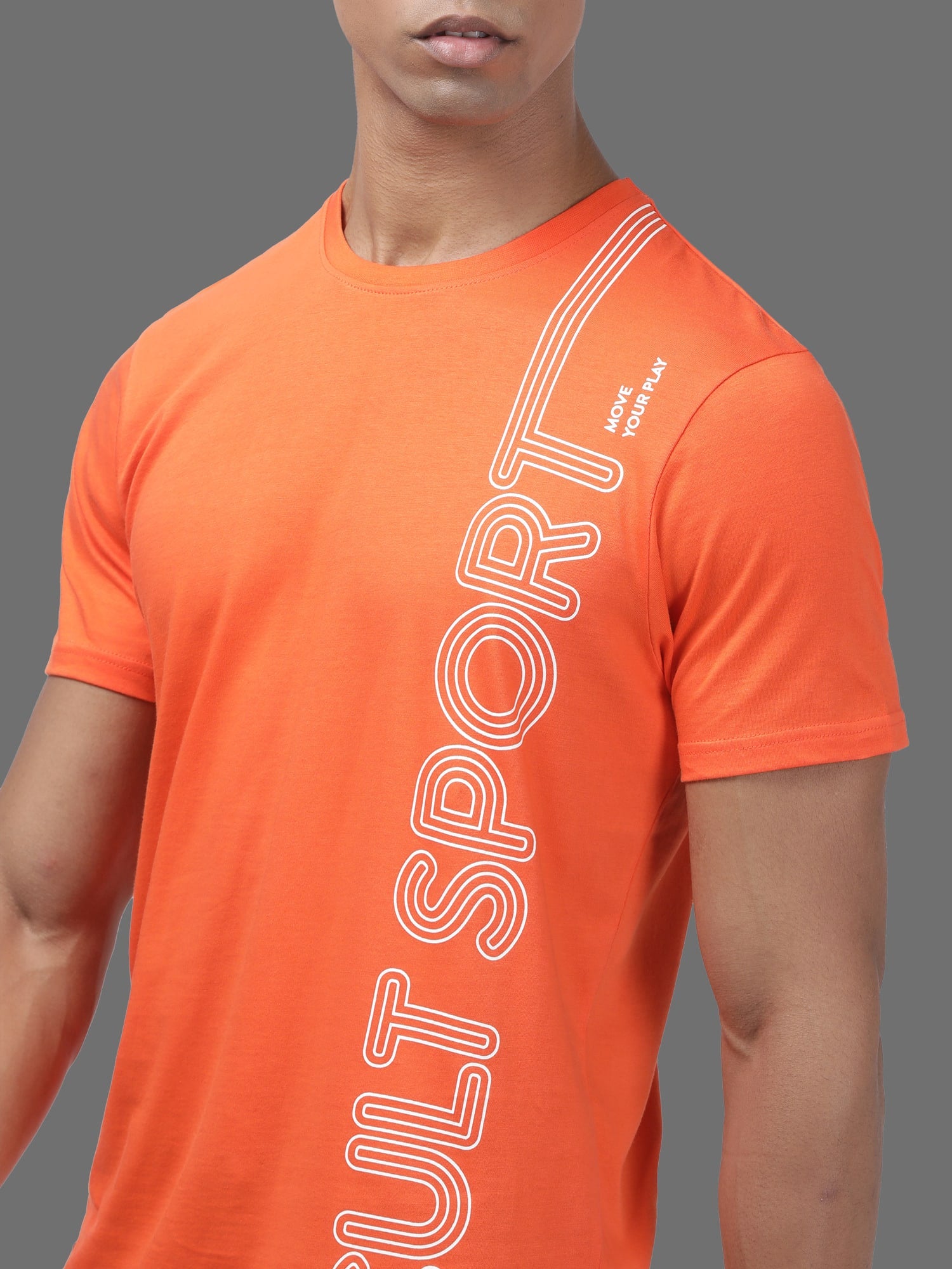 Everydays Lounge Orange Cotton Tee