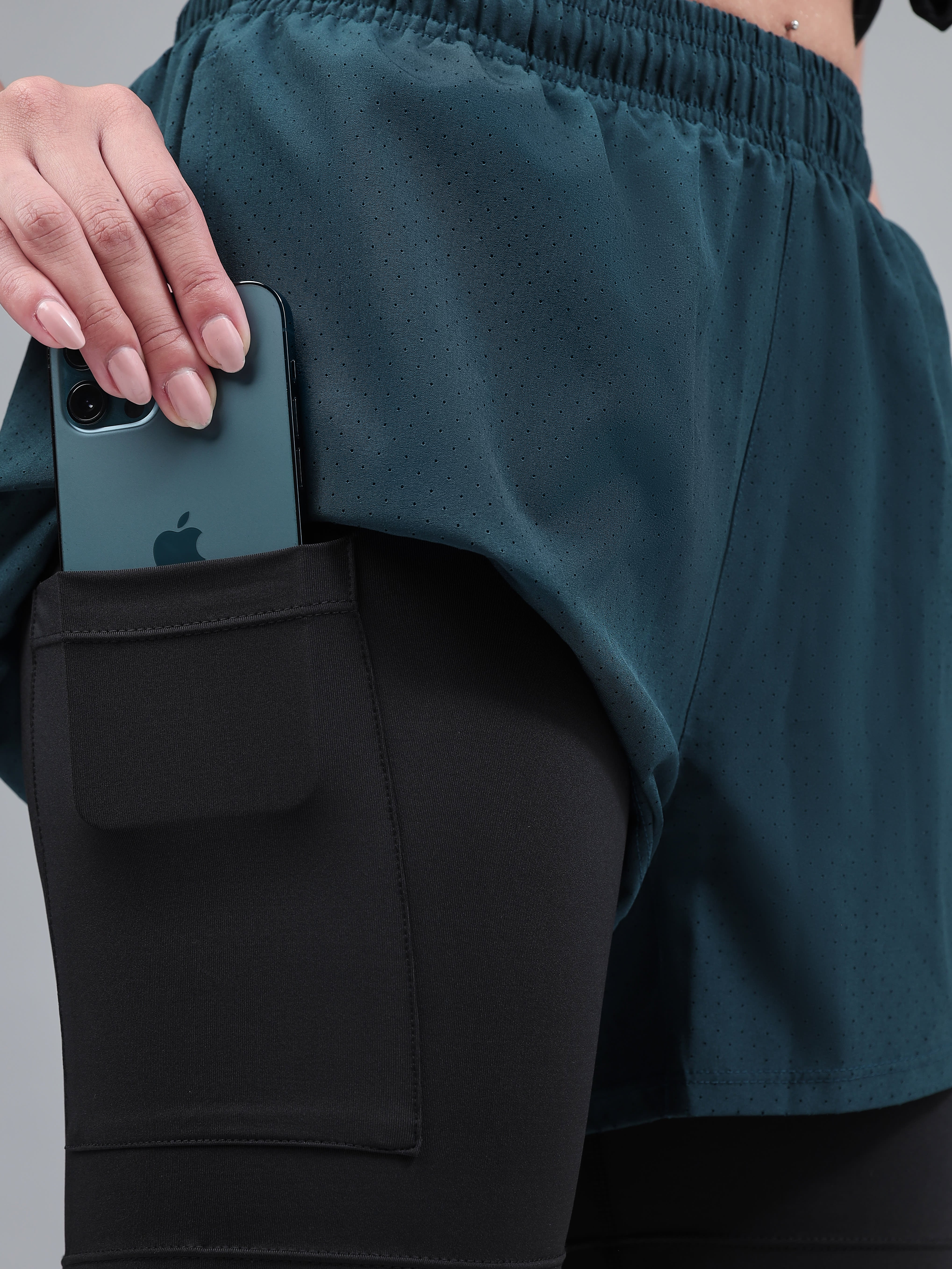 Running Shorts with Inner Tights