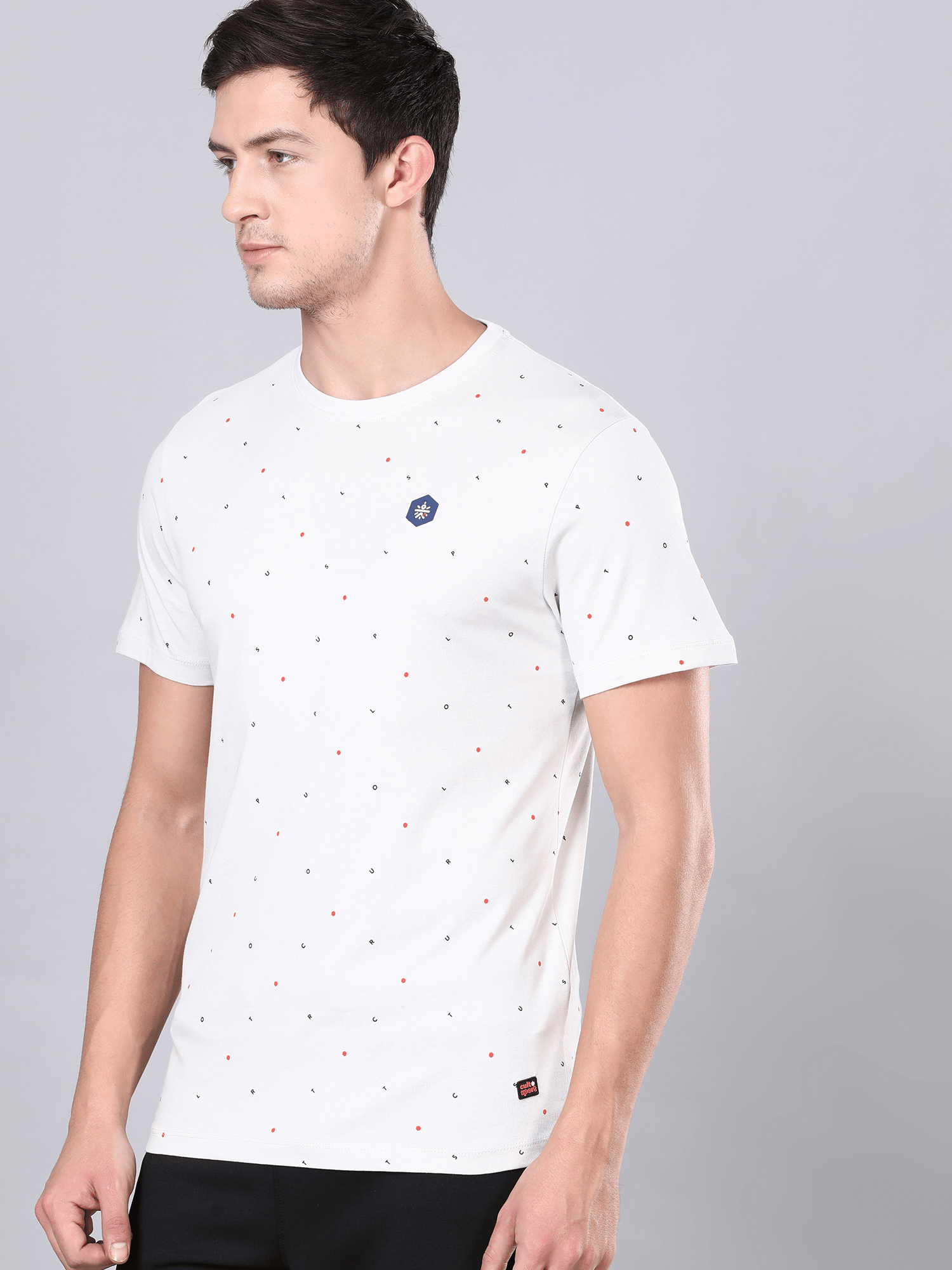 Everydays alpha Glacier Grey Cotton Tee