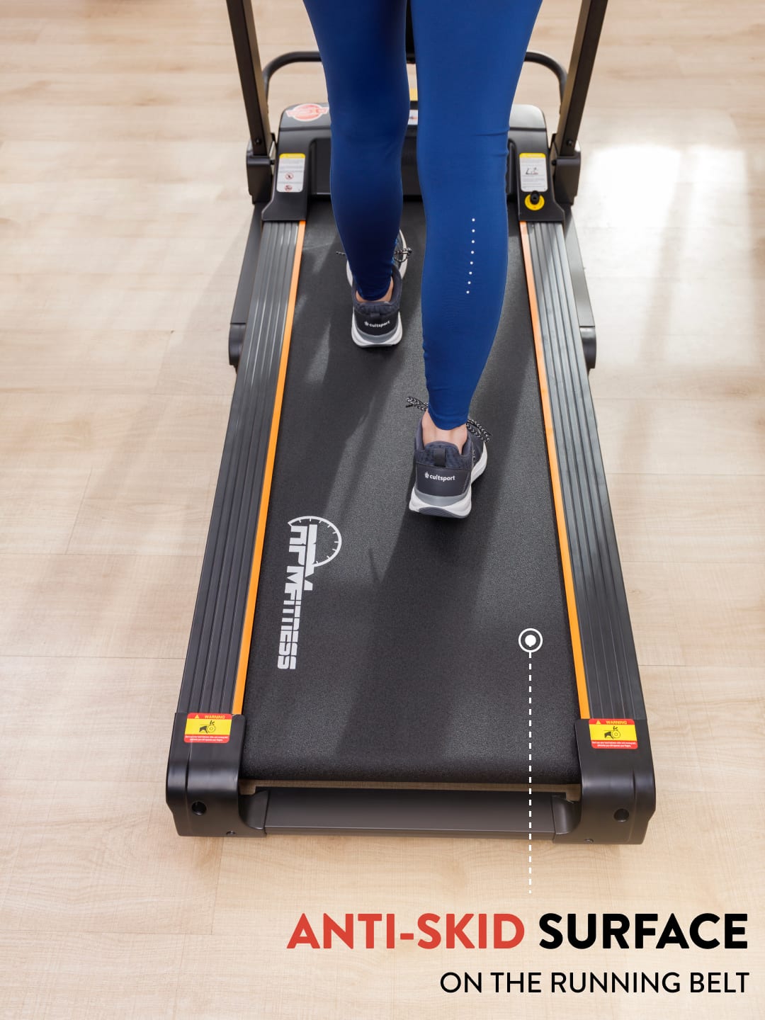 RPM3000 3.5HP DC Treadmill | 3-level Manual-Incline & Massager | Max Weight-110kg | Max Speed-14kmph (with 6 months extended warranty)