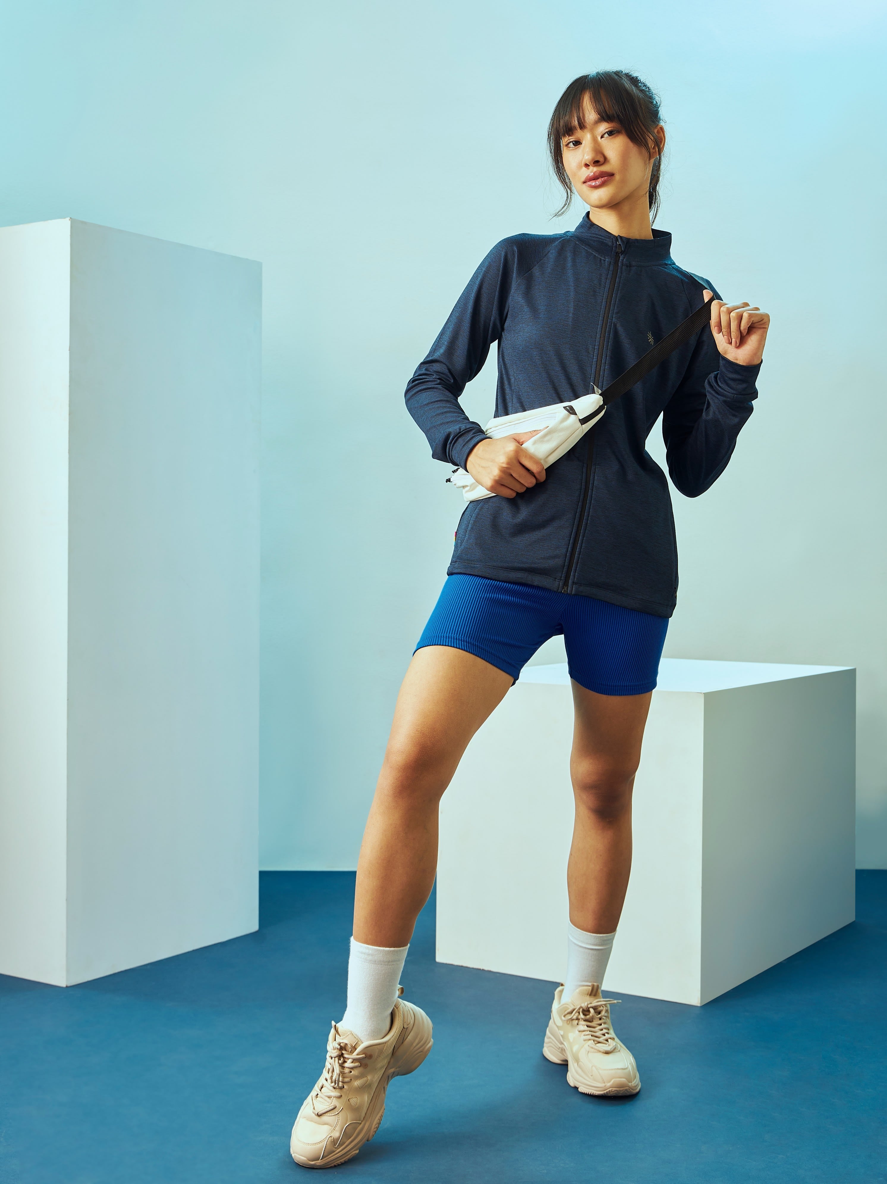 Zip-Front Jacket with Side Pockets