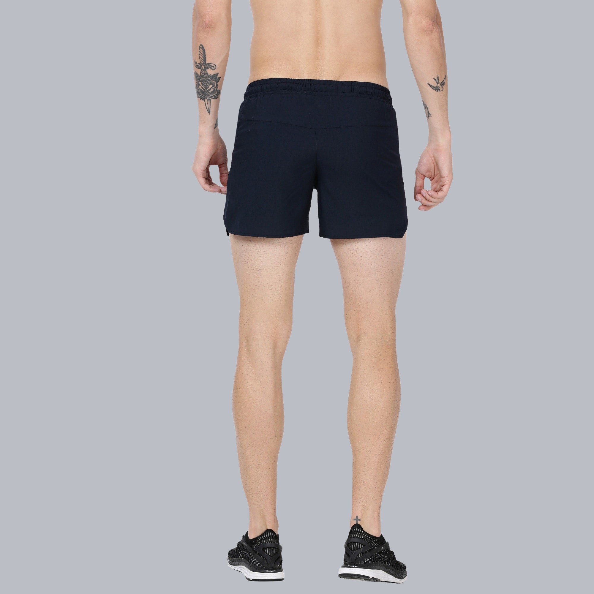 Vitals Bolt Blue Running Shorts