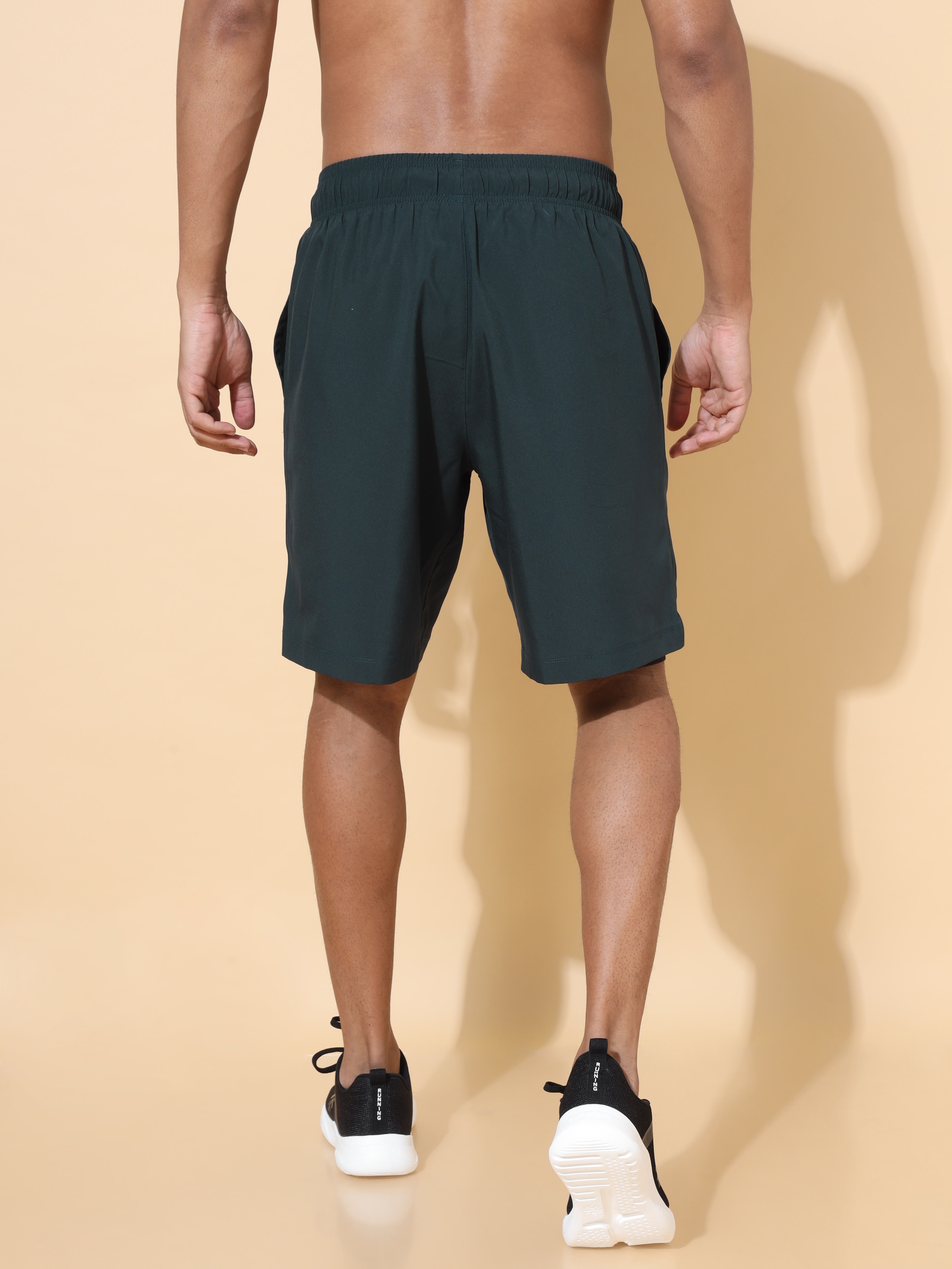 Graphic Active Shorts with Inner Tights