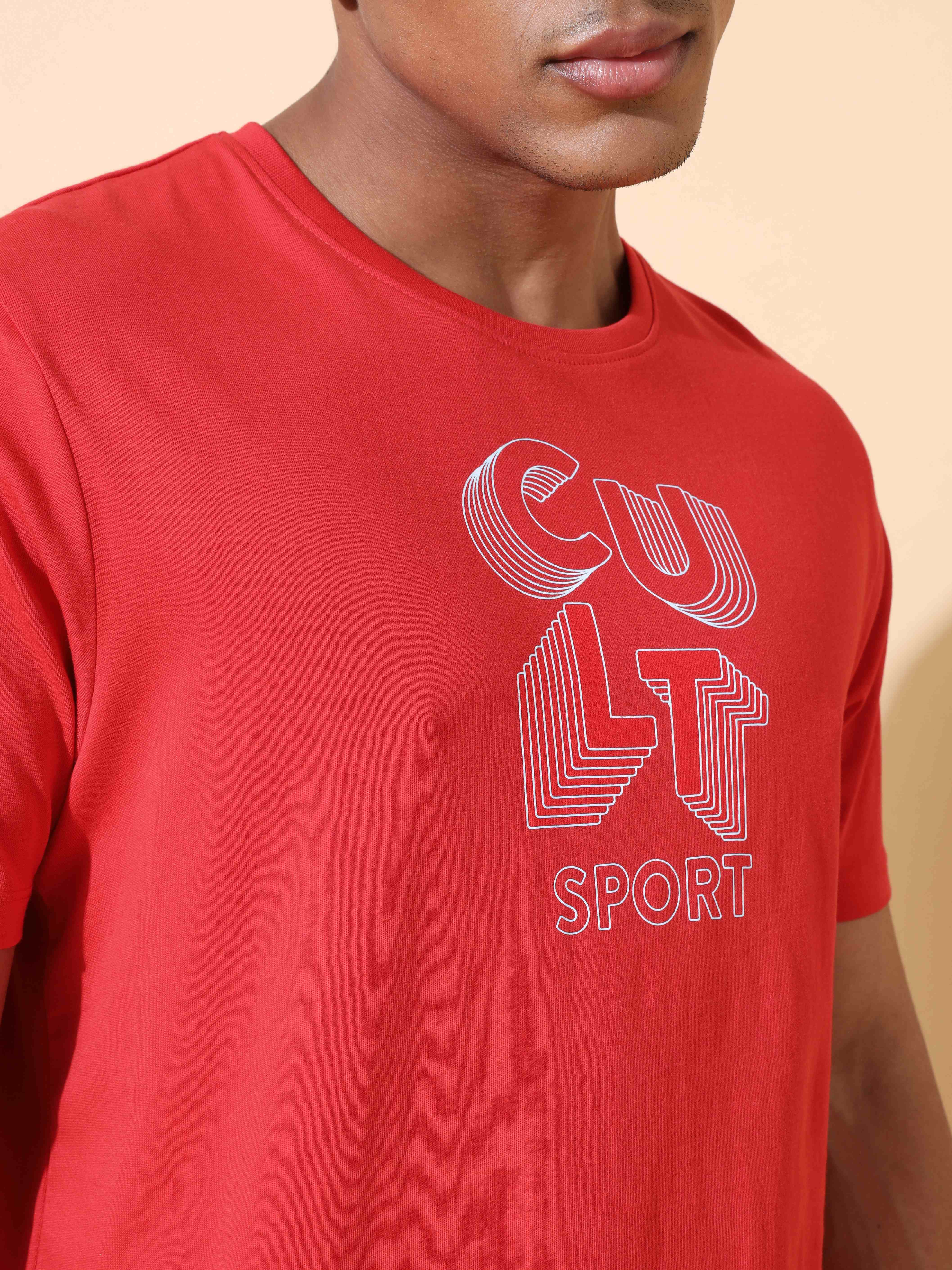 Performance T-shirt with Chest Graphic