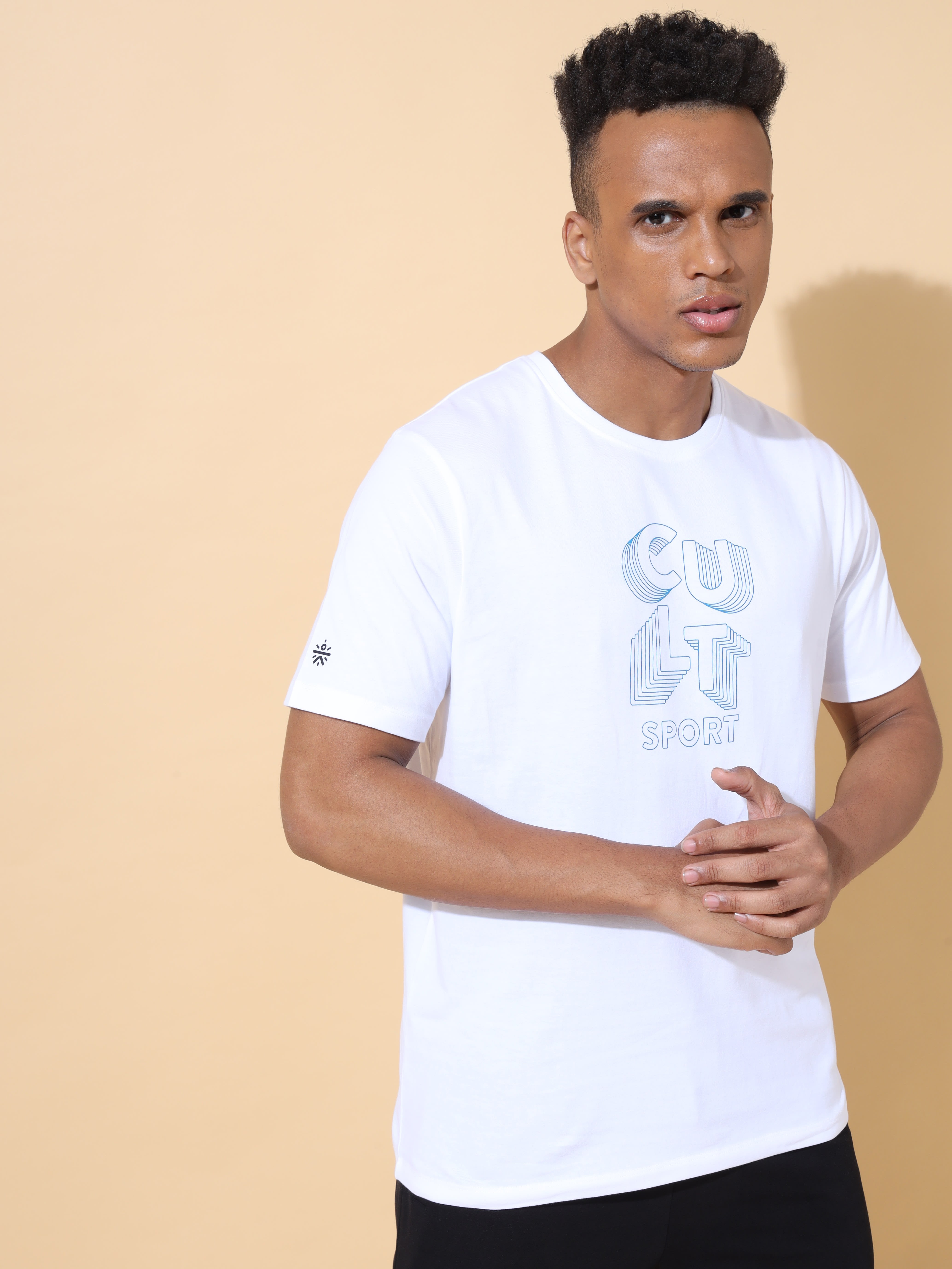 Performance T-shirt with Chest Graphic
