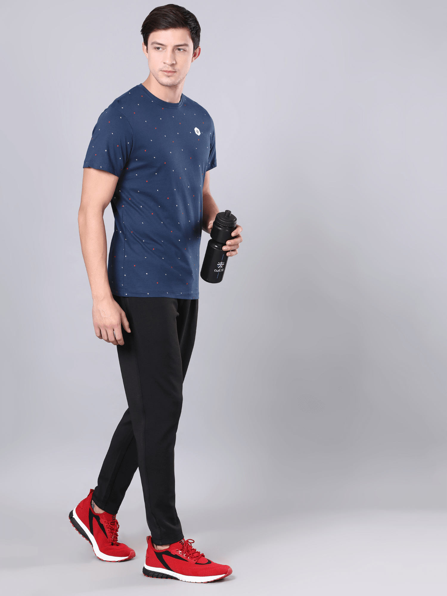 Everydays alpha navy Cotton Tee