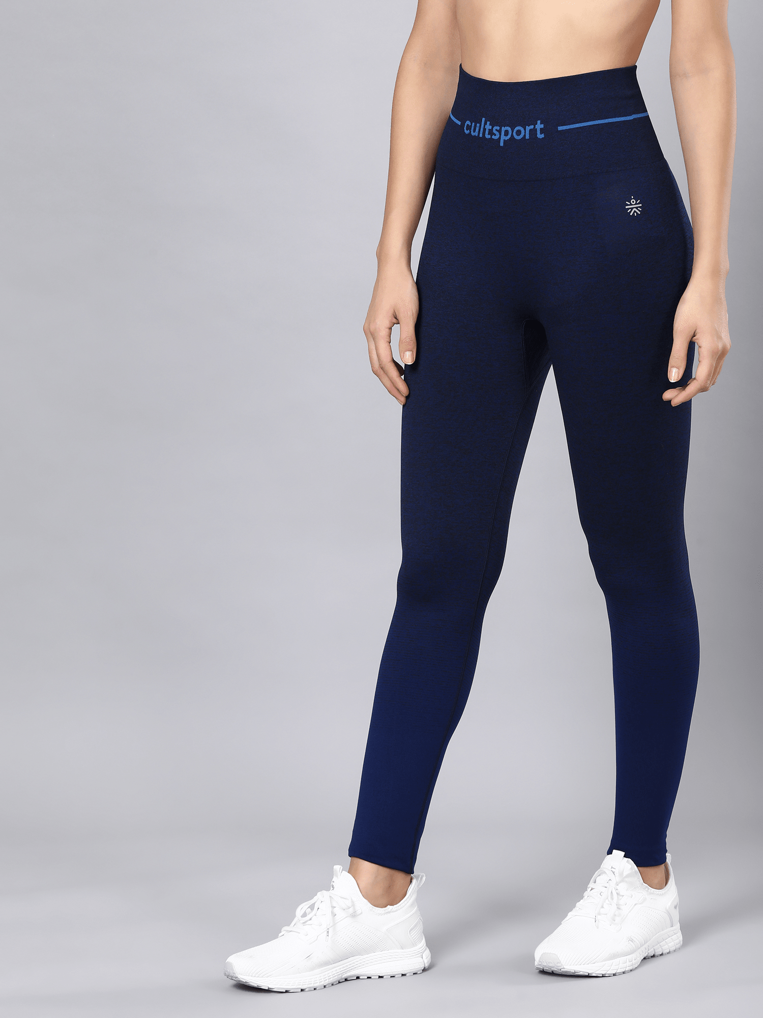 Yogini Flow Navy Seamless Leggings