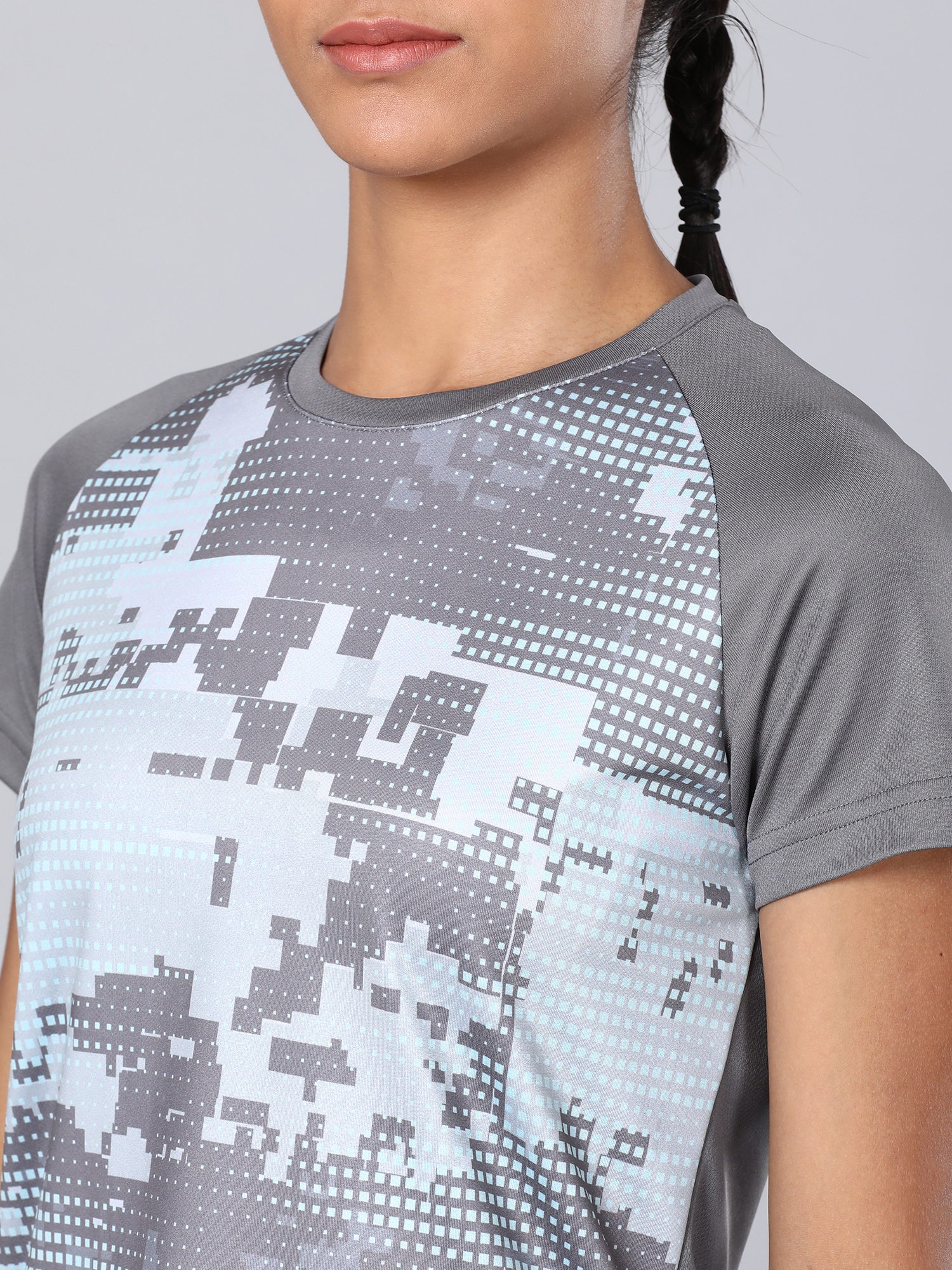 Urban Coded Grey Workout Tee