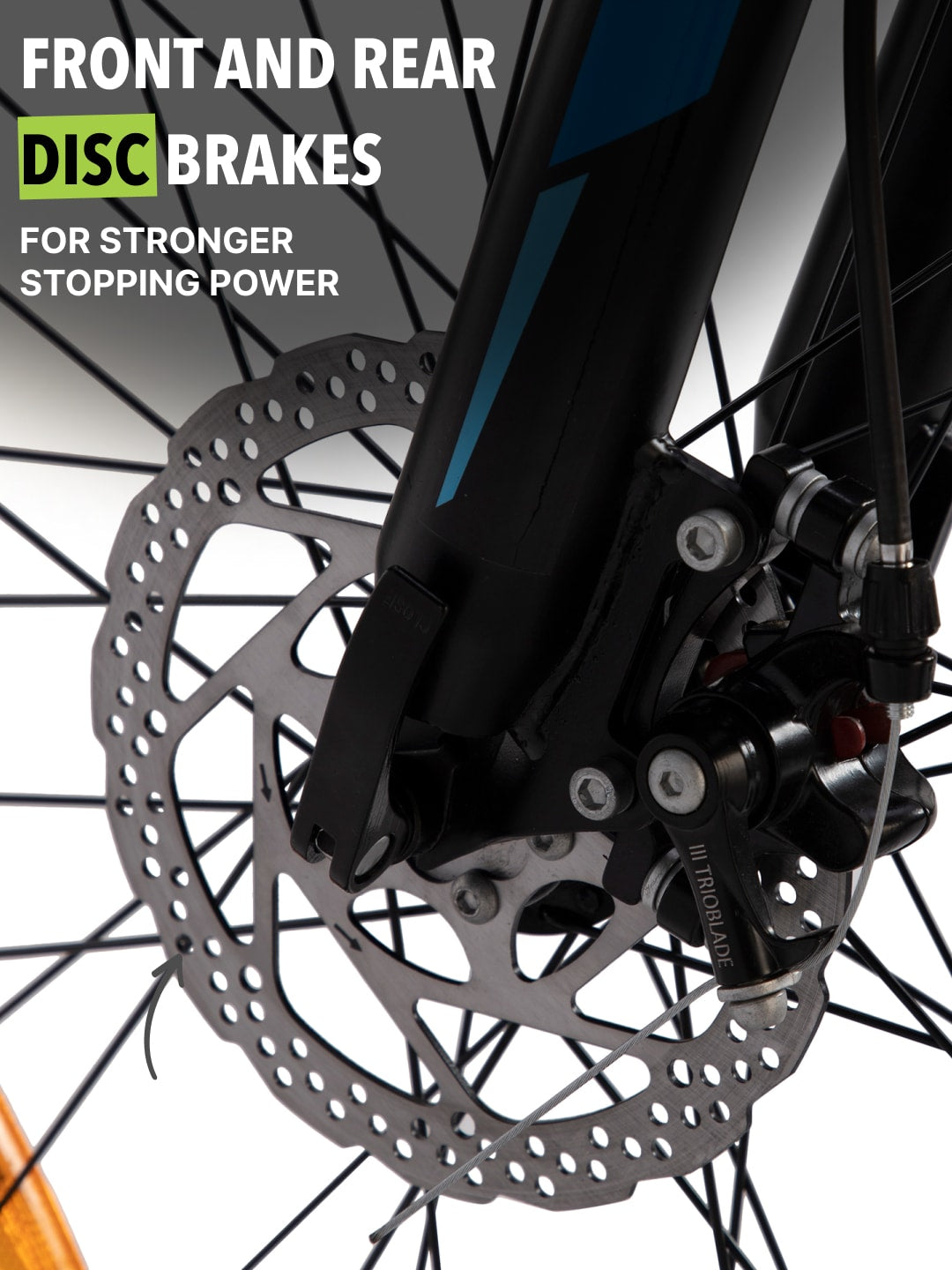 Dauntless24TBlue Steel Single Speed 24 inch Mountain Cycle, Front Suspension, Double Wall Rim and Dual Disc Bake