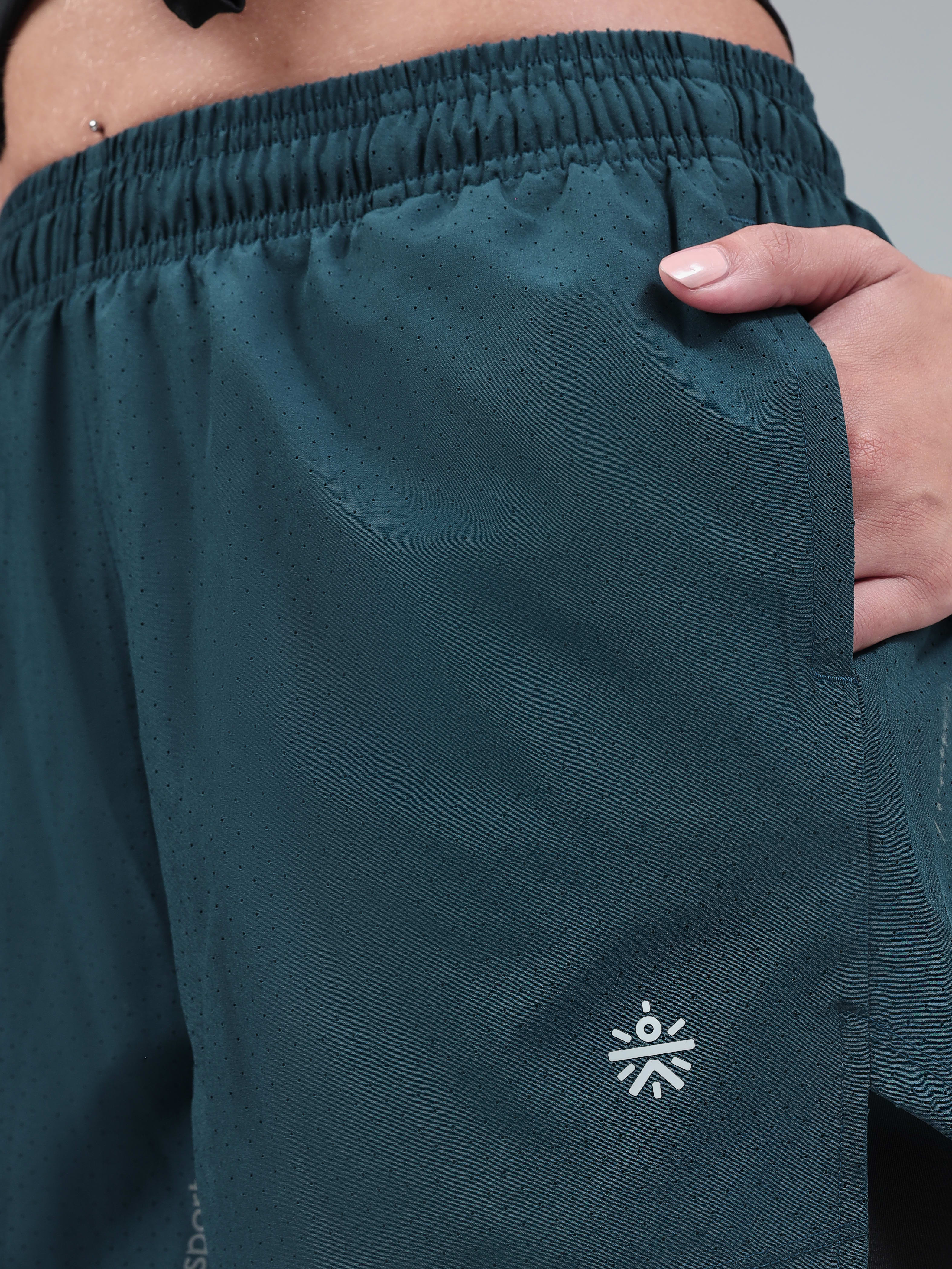 Running Shorts with Inner Tights