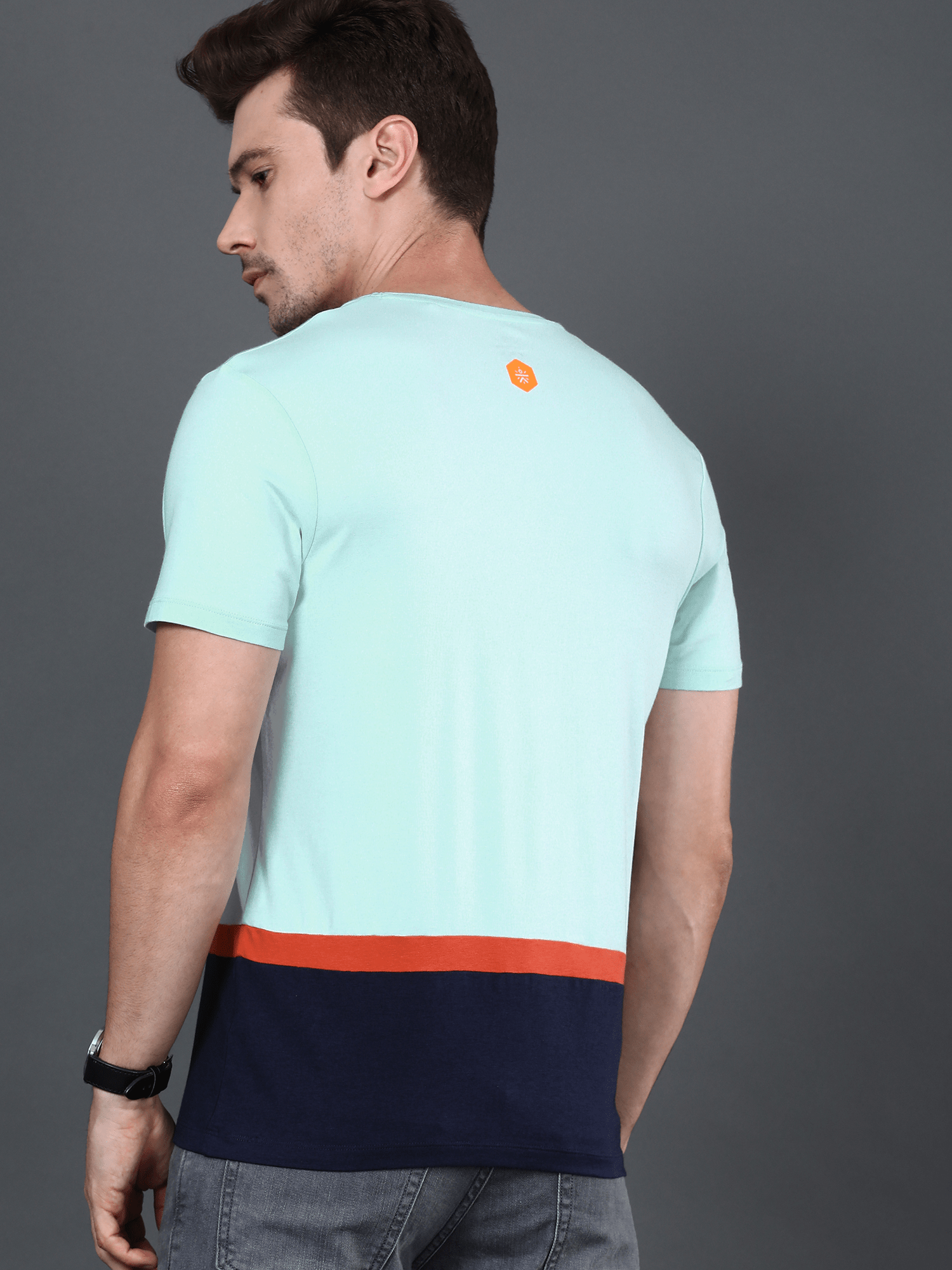 Bamboo Cloud Ice Blue Casual Tee