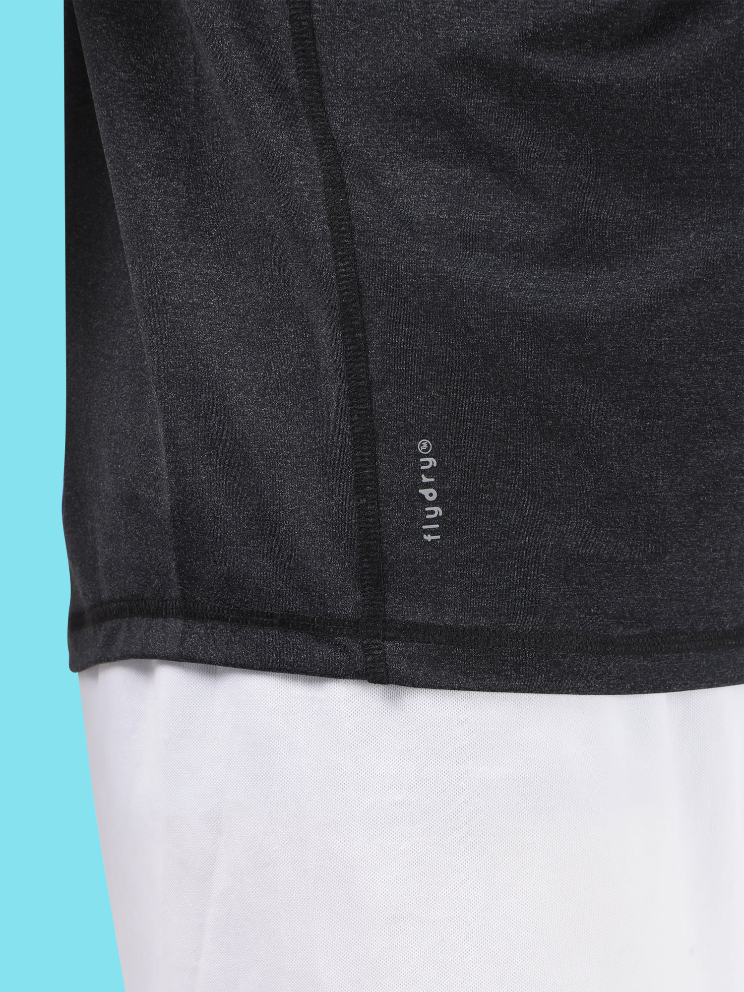 Vital Vent Black Running Relaxed Tee