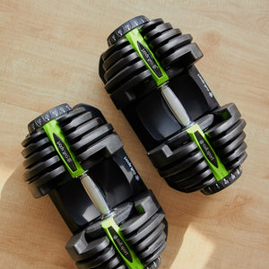 40x2 Kg Compact Adjustable Dumbbells (5 Kg to 40 Kg), Easy Weight Change: 17-in-1 (Pair of 2 - 40Kg adjustable Dumbbells) (6 Months extended Warranty only on Cultsport.com)