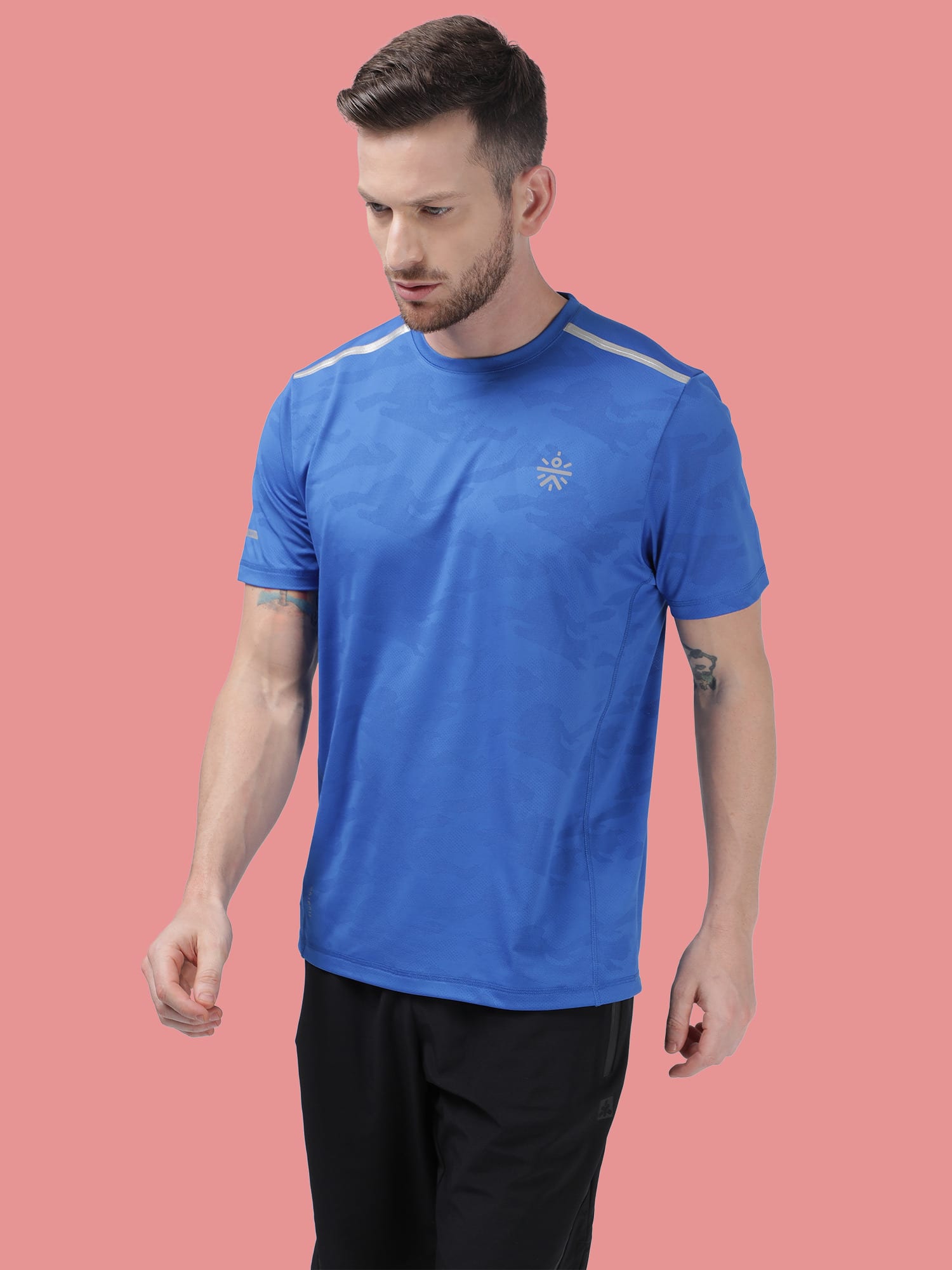 Vital Blaze Blue Running Relaxed Tee