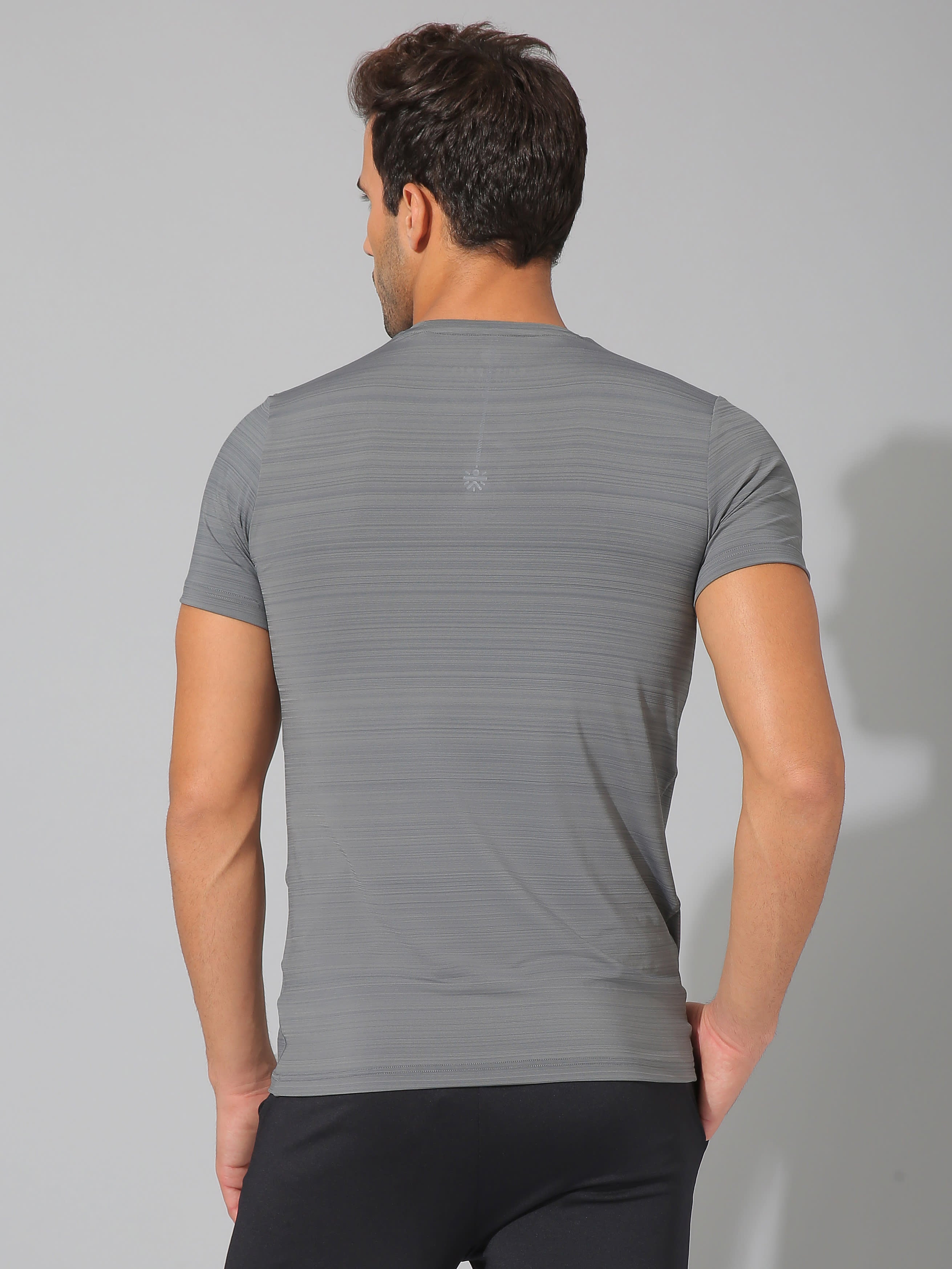 Gradient Stripe Workout T-shirt