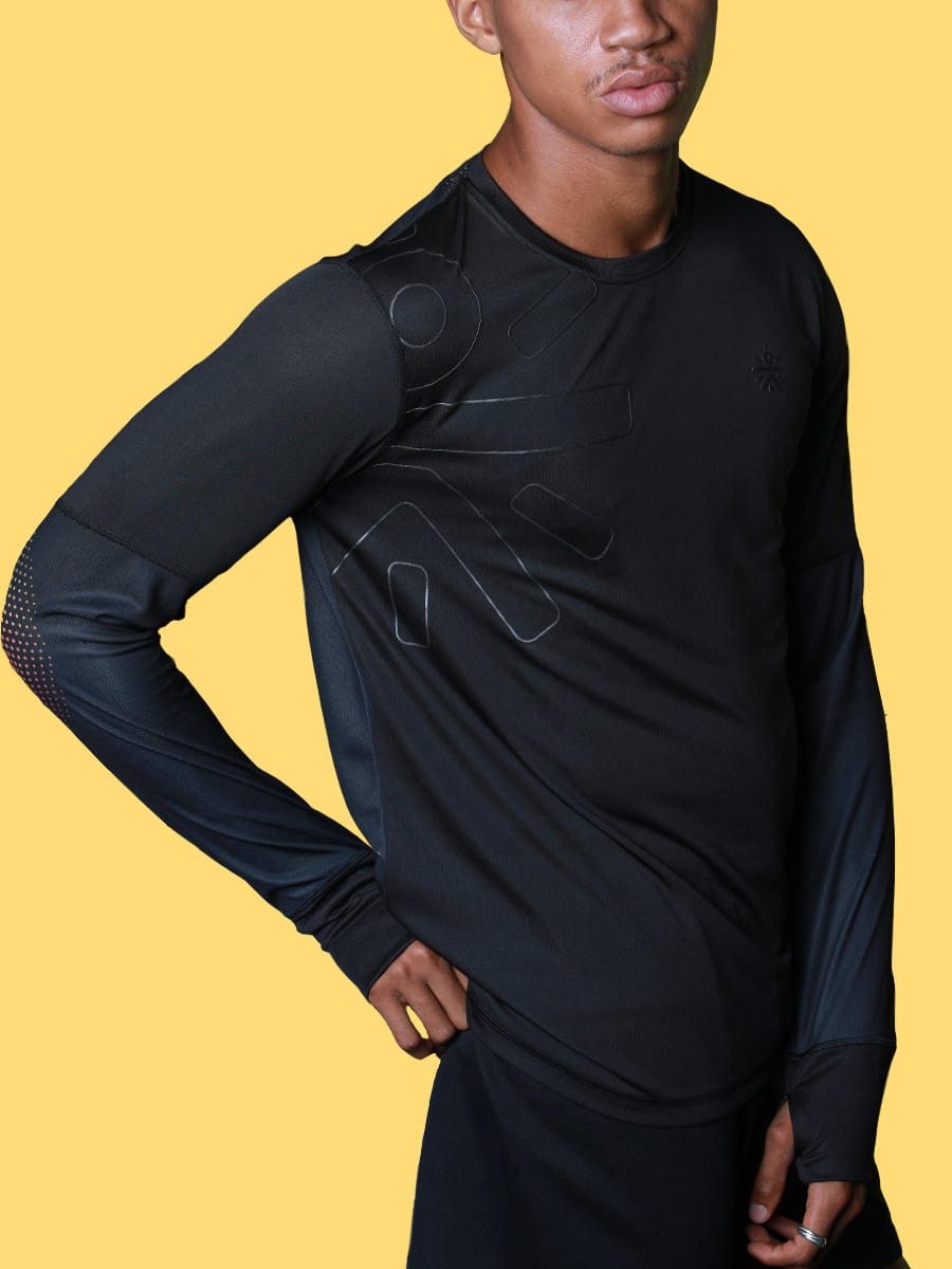 Men Signature Black/Red Insignia Tee