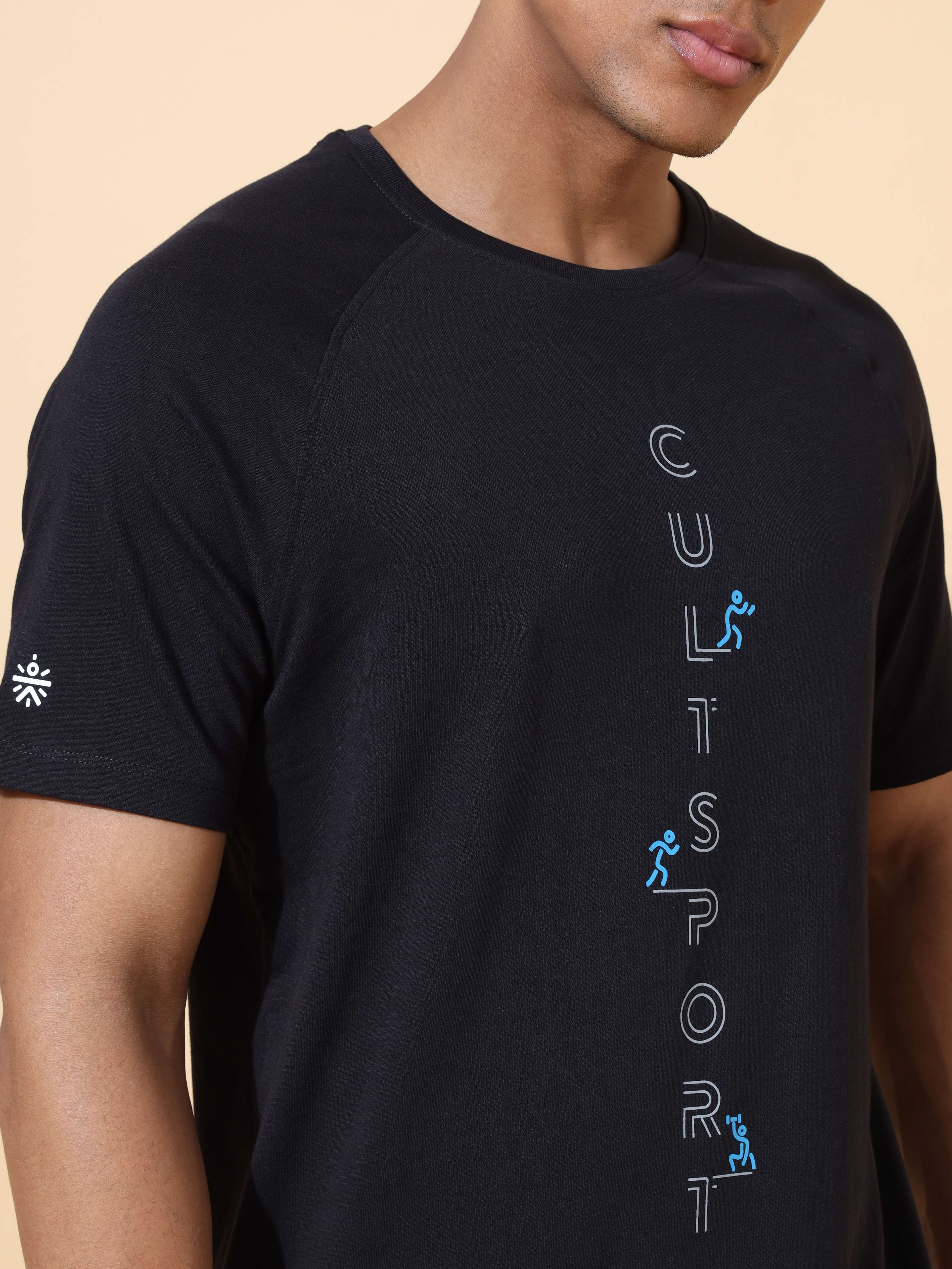 Raglan Sleeve Comfort T-shirt with Graphic