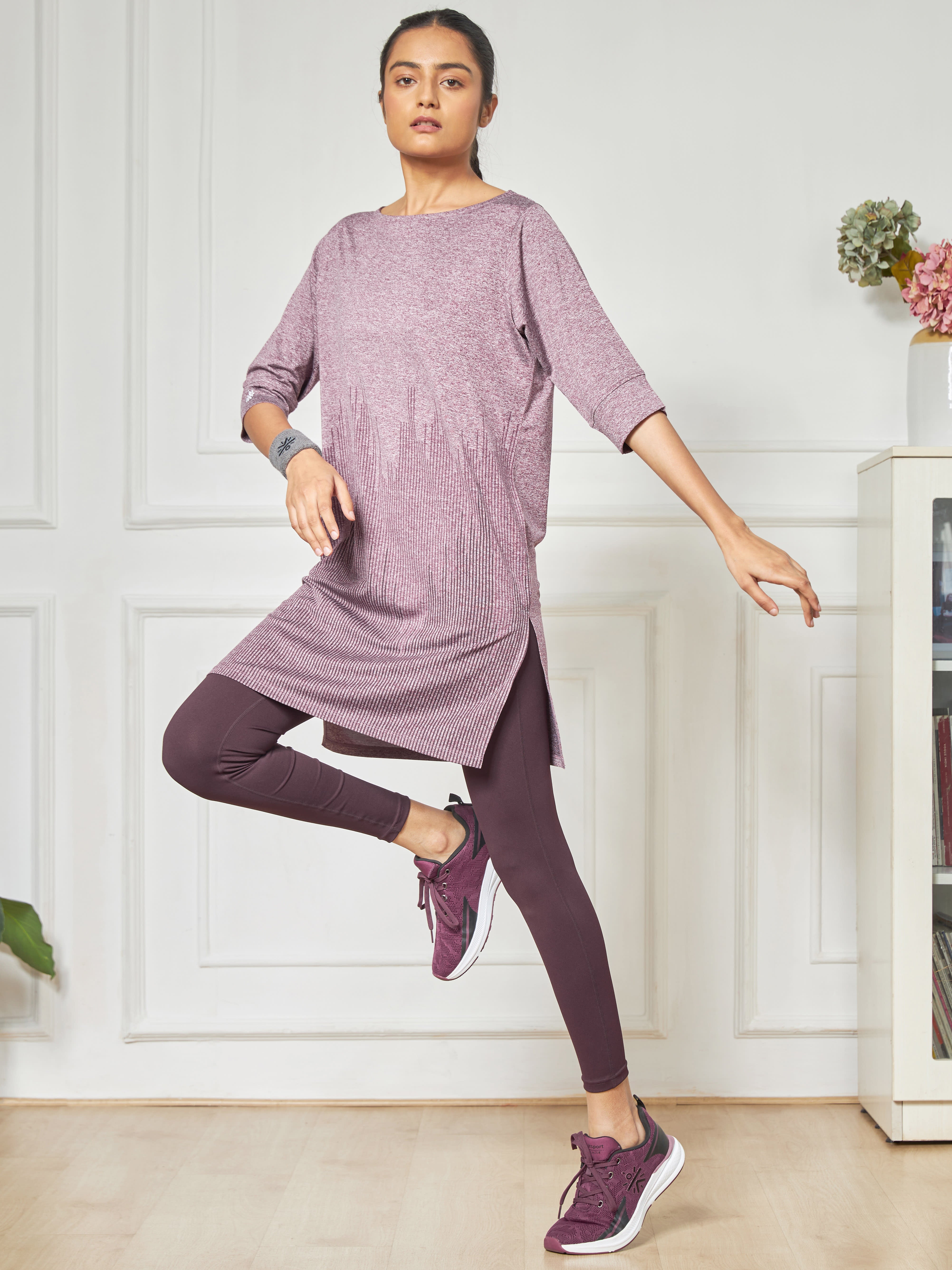 Printed Activ-Kurti with Side Pocket