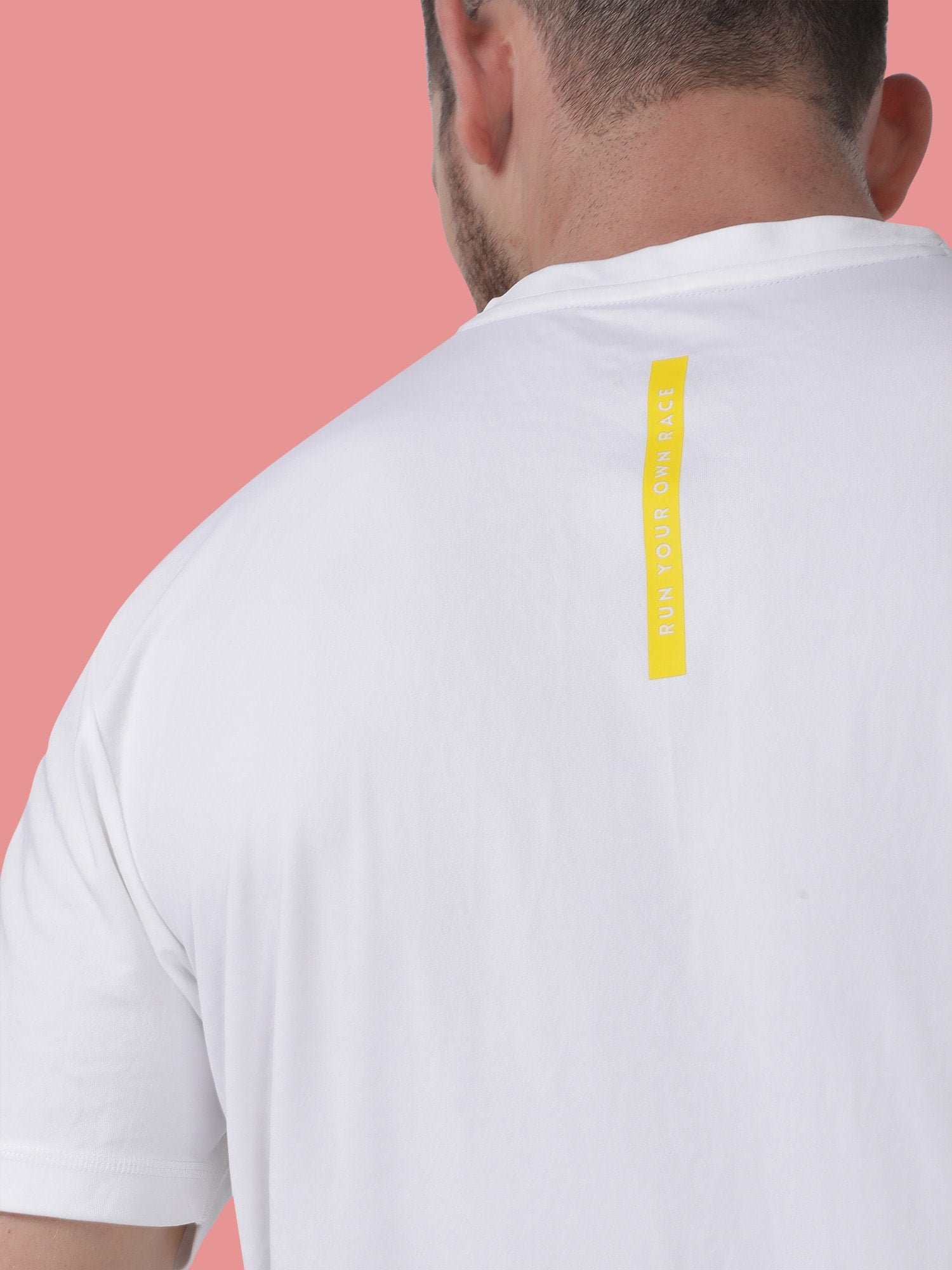 Vital Vent White Running Relaxed Tee