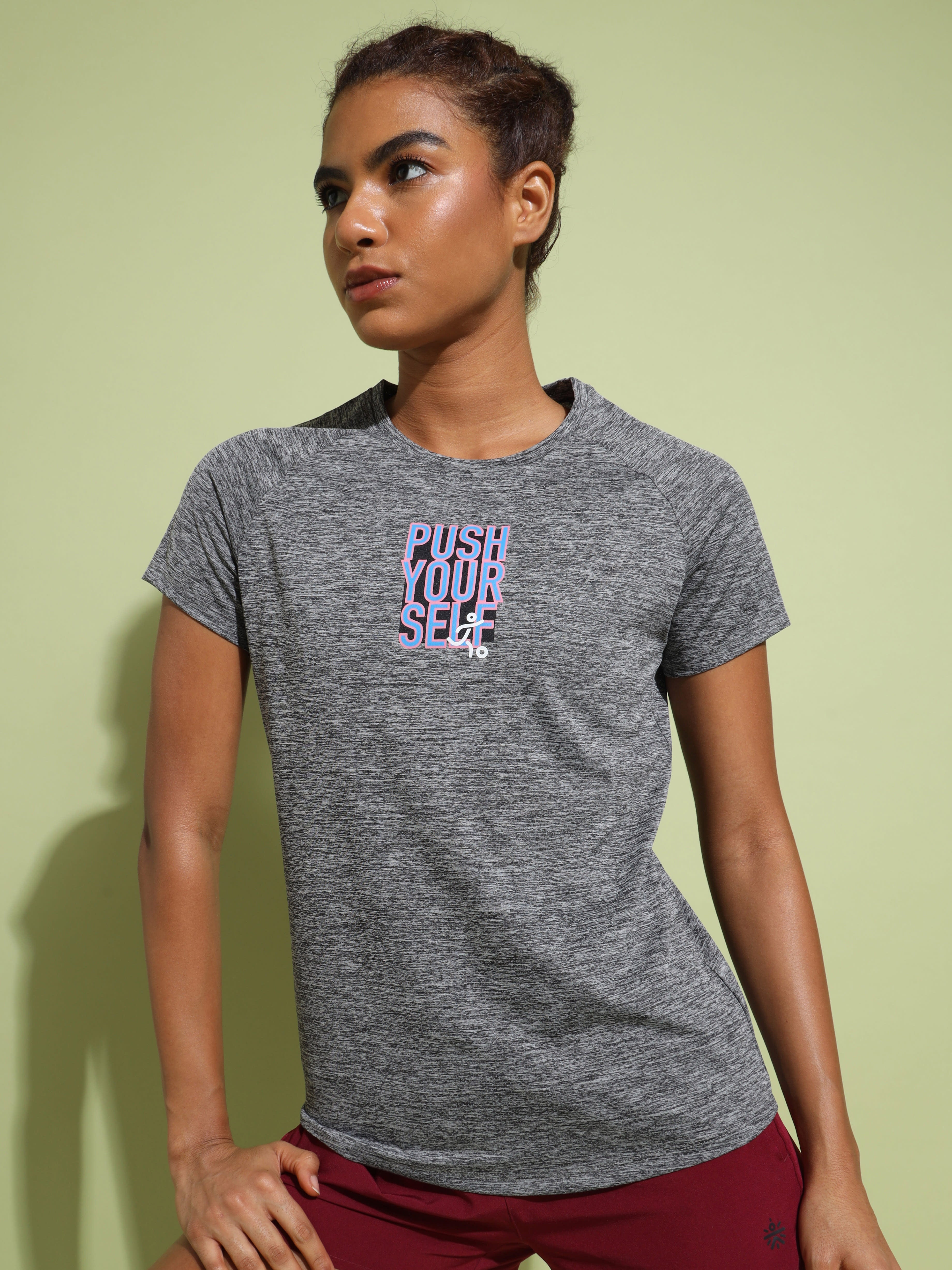 Performance T-shirt with Graphic Print