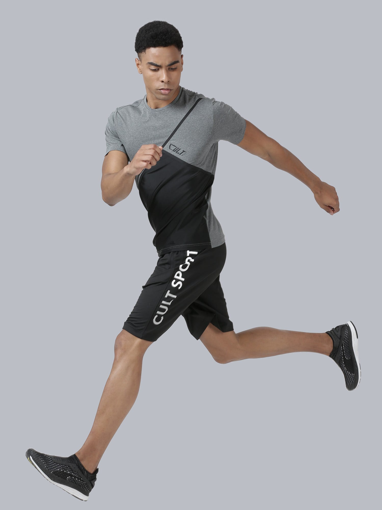 Blakout Upward Grey Slim Tee